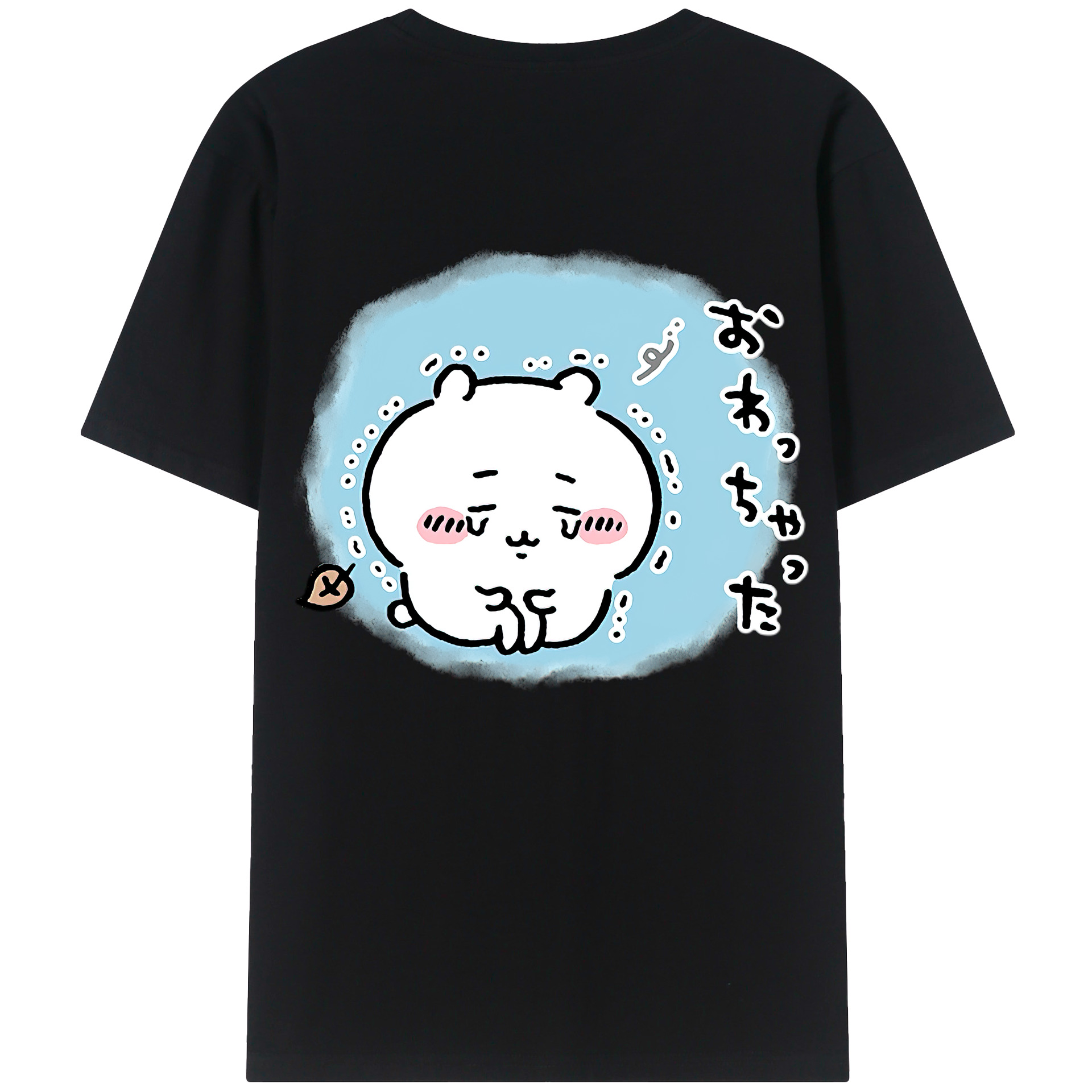 （画像用） ちいかわ ちいかわ Chii-kawa chiikawa 綿100％ メンズ半袖Tシャツ（バックプリント） 通気性