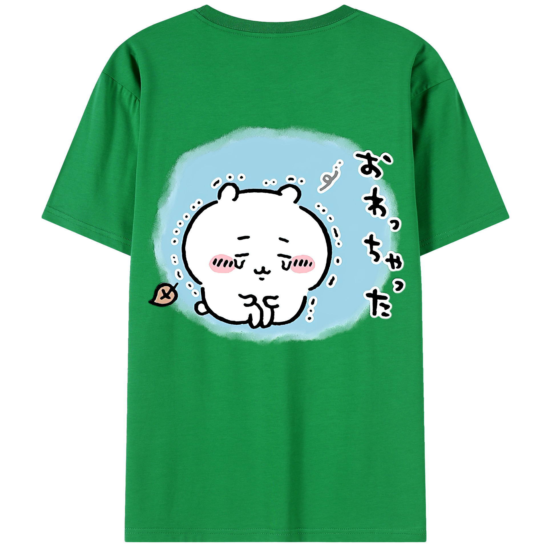 （画像用） ちいかわ ちいかわ Chii-kawa chiikawa 綿100％ メンズ半袖Tシャツ（バックプリント） 通気性