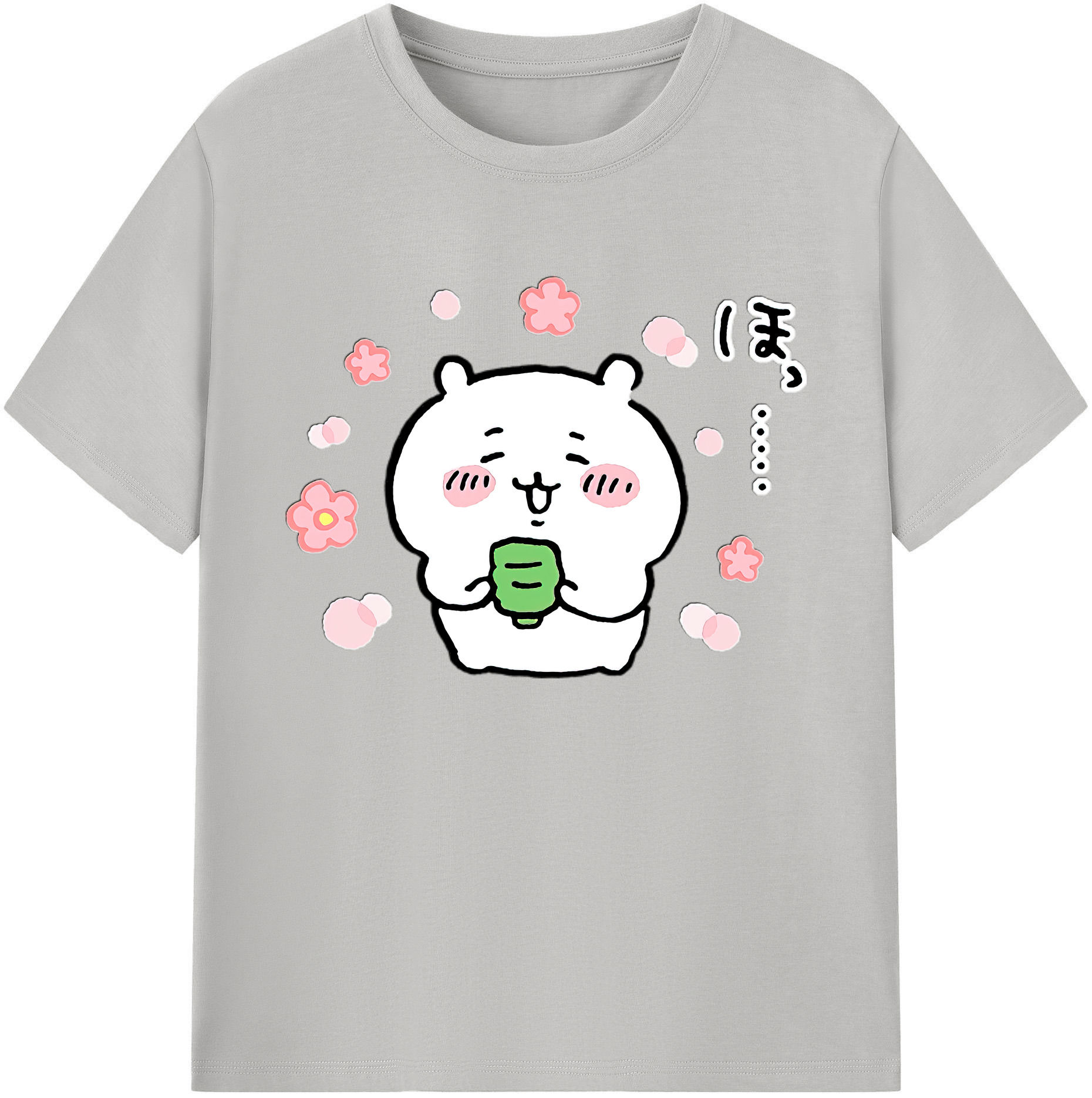 （画像用） ちいかわ ちいかわ Chii-kawa chiikawa 綿100％ メンズ半袖Tシャツ｜肌触りやわらか＆通気性