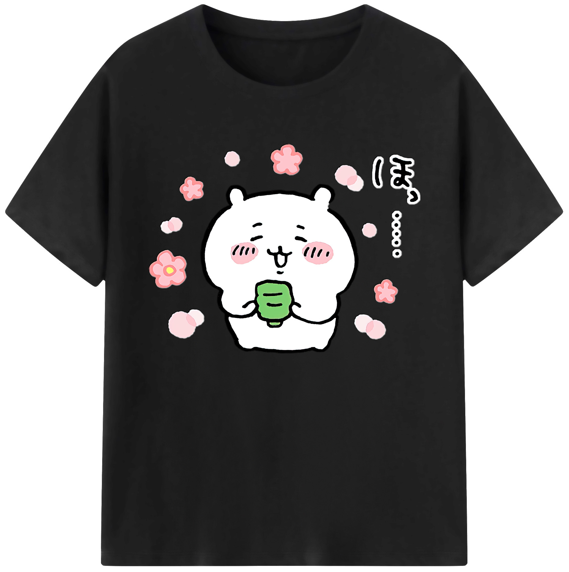 （画像用） ちいかわ ちいかわ Chii-kawa chiikawa 綿100％ メンズ半袖Tシャツ｜肌触りやわらか＆通気性