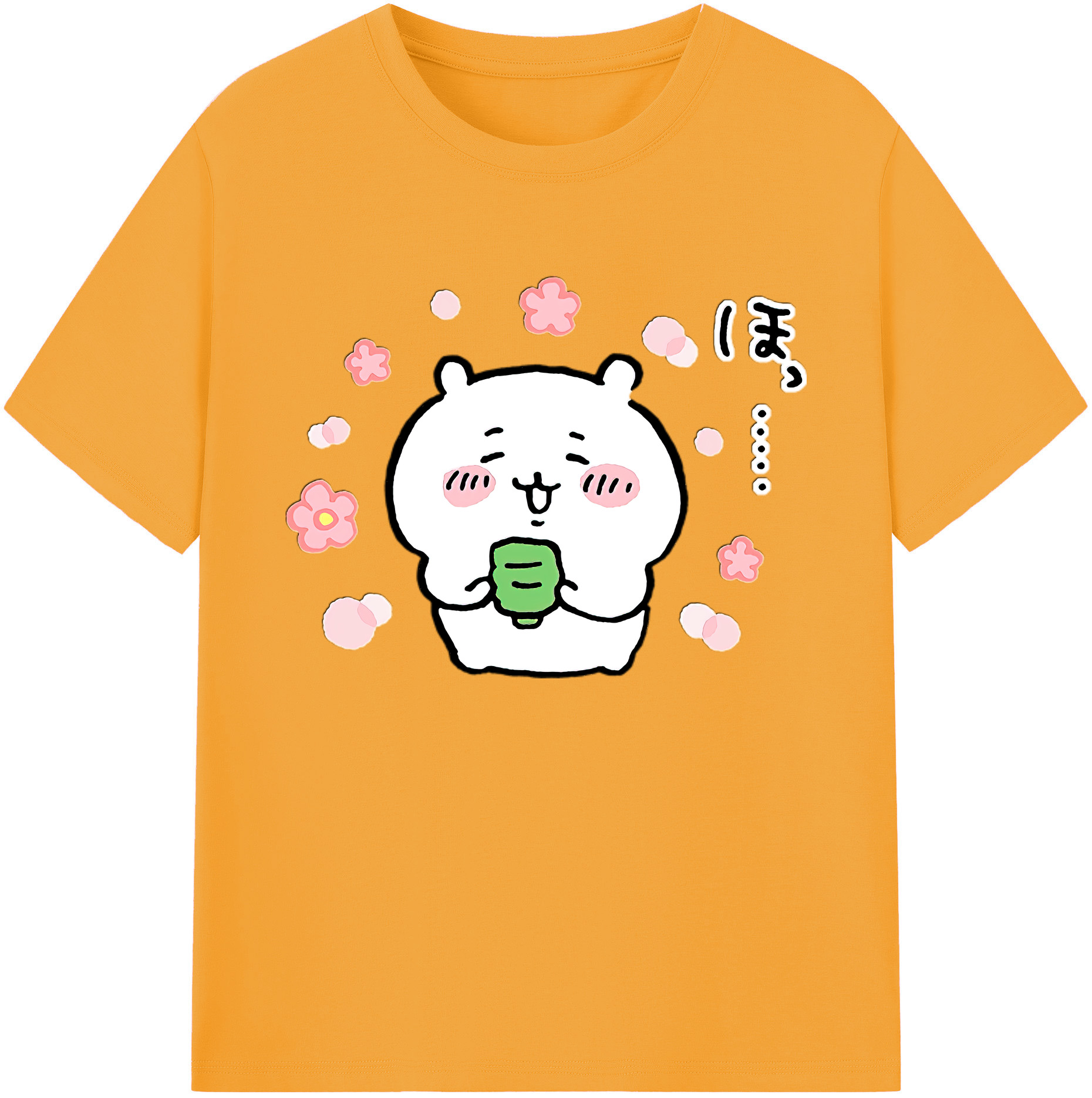 （画像用） ちいかわ ちいかわ Chii-kawa chiikawa 綿100％ メンズ半袖Tシャツ｜肌触りやわらか＆通気性