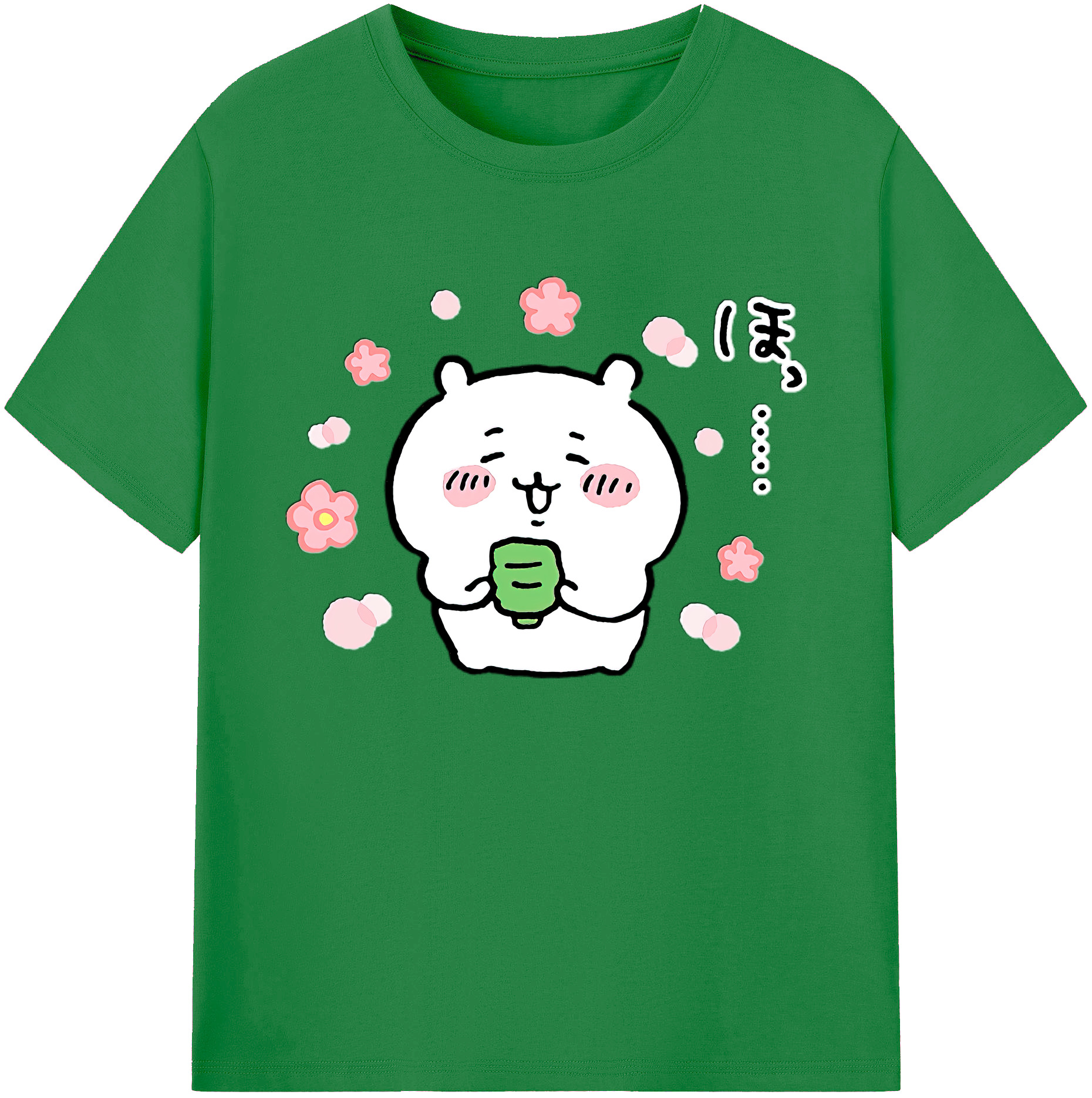 （画像用） ちいかわ ちいかわ Chii-kawa chiikawa 綿100％ メンズ半袖Tシャツ｜肌触りやわらか＆通気性