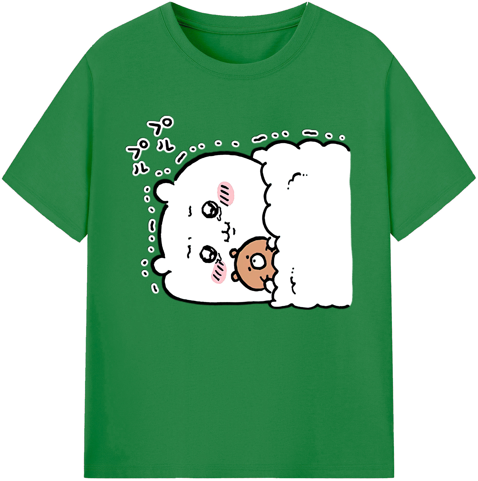 （画像用） ちいかわ ちいかわ Chii-kawa chiikawa 綿100％ メンズ半袖Tシャツ｜肌触りやわらか＆通気性