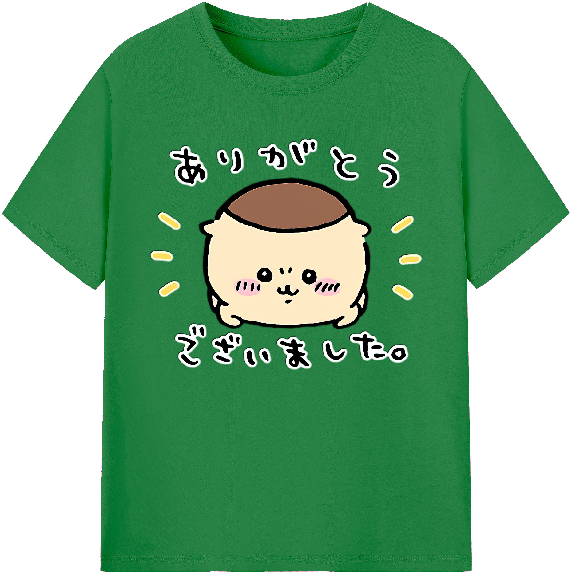 （画像用） ちいかわ くりまんじゅう Chii-kawa kuri manjū 綿100％ メンズ半袖Tシャツ｜肌触りやわらか＆通気性