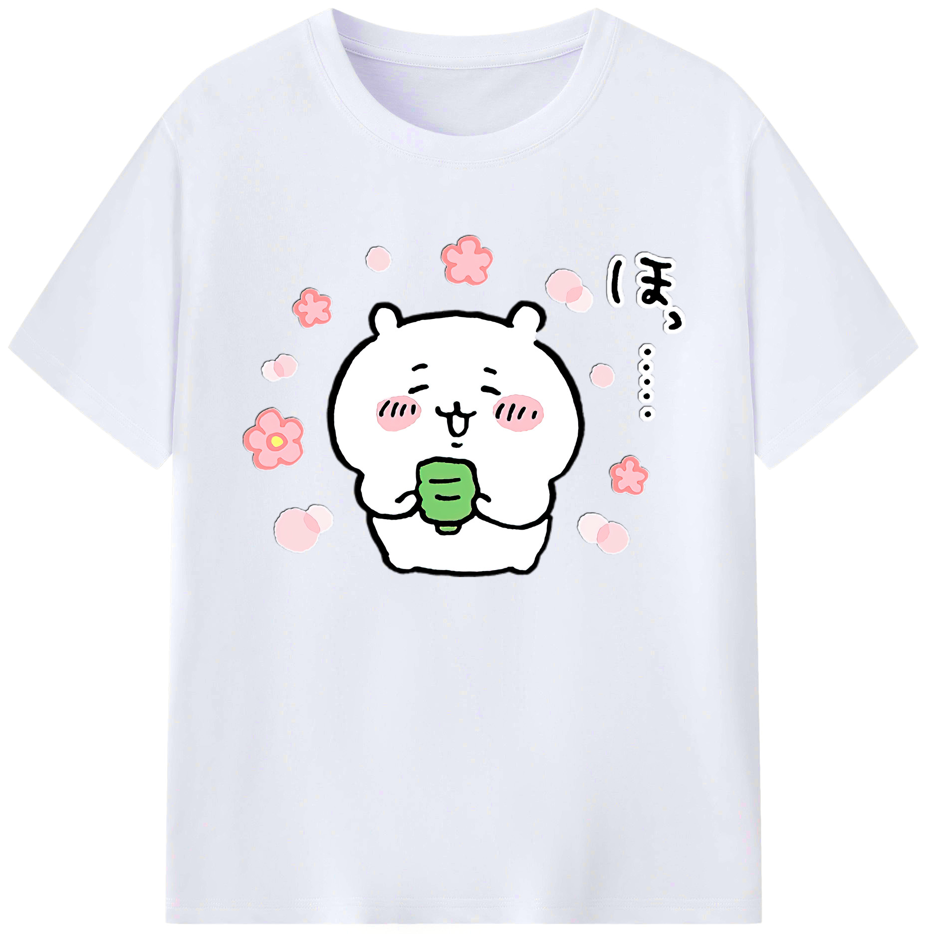 （画像用） ちいかわ ちいかわ Chii-kawa chiikawa 綿100％ メンズ半袖Tシャツ｜肌触りやわらか＆通気性