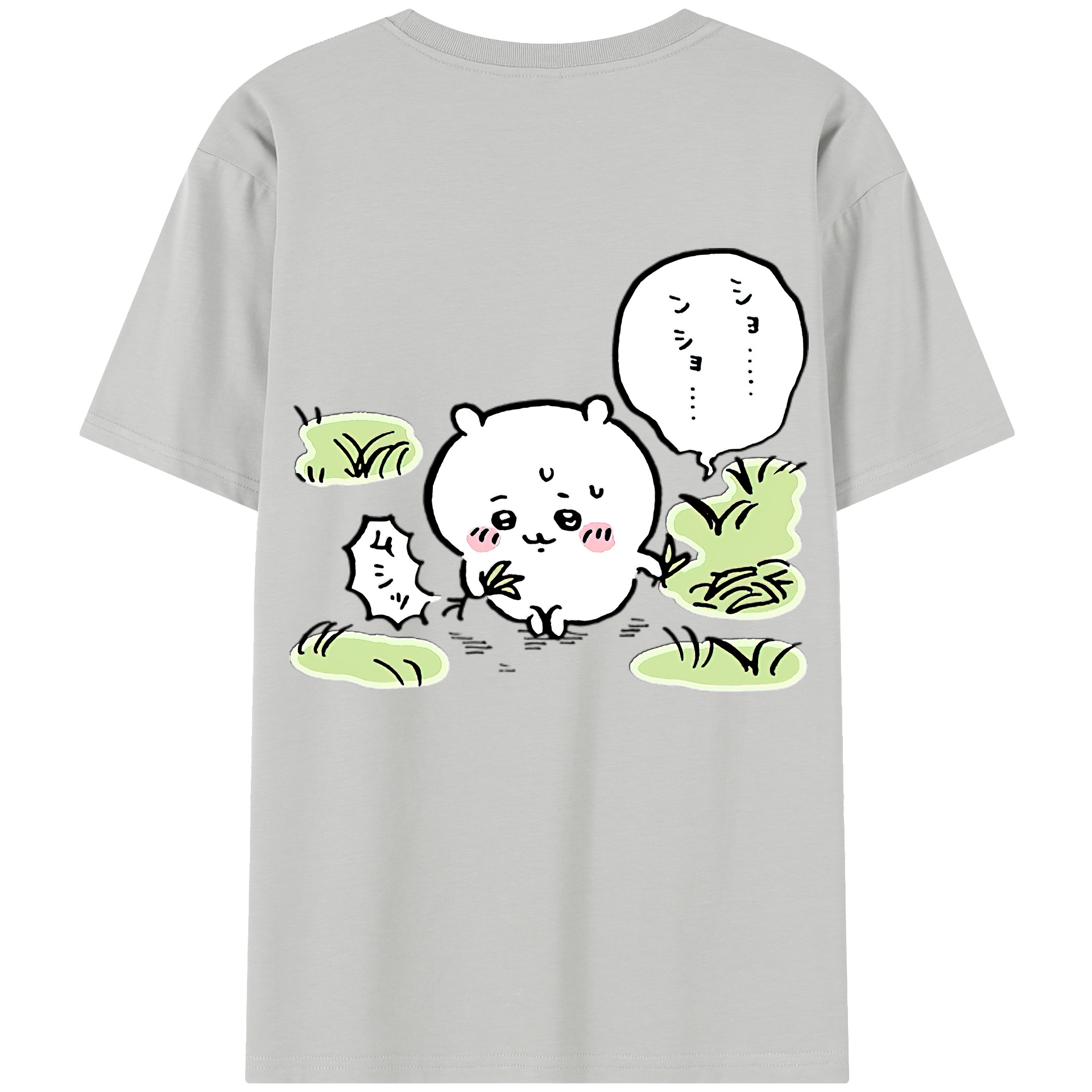 （画像用） ちいかわ ちいかわ Chii-kawa chiikawa レディース半袖Tシャツ(バックプリント)