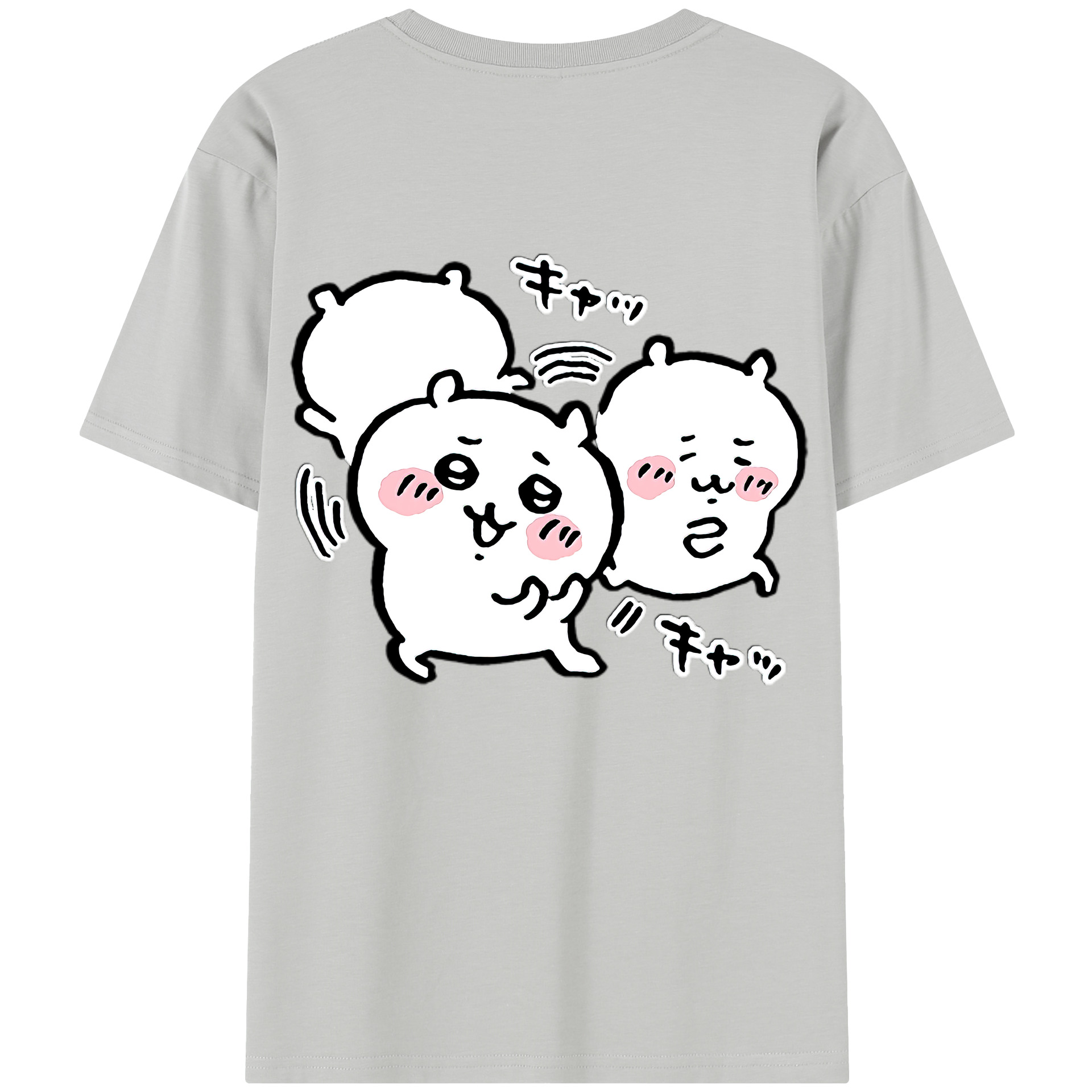 （画像用） ちいかわ ちいかわ Chii-kawa chiikawa レディース半袖Tシャツ(バックプリント)