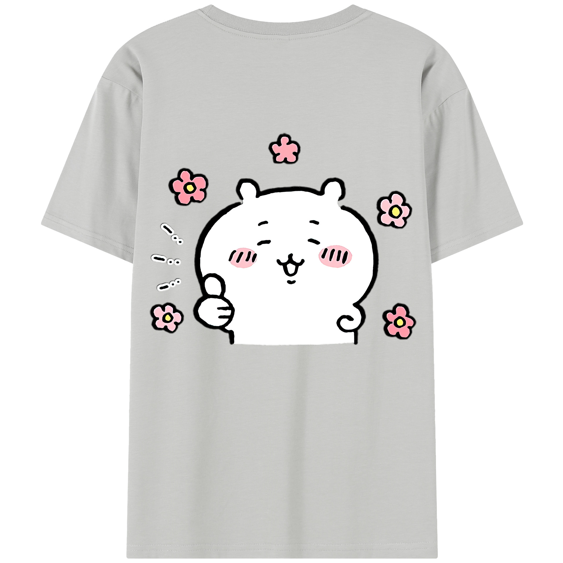 （画像用） ちいかわ ちいかわ Chii-kawa chiikawa レディース半袖Tシャツ(バックプリント)