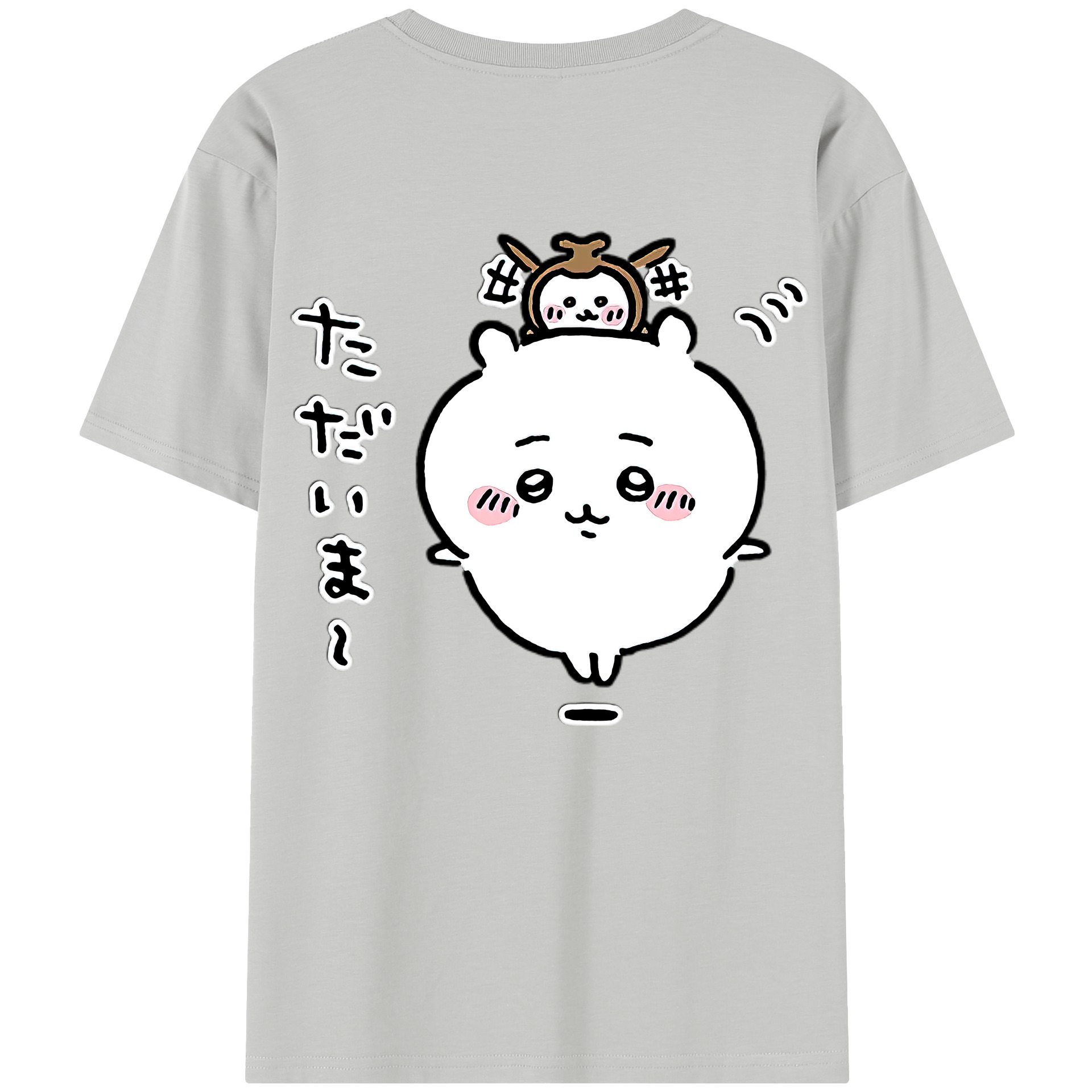 （画像用） ちいかわ ちいかわ Chii-kawa chiikawa レディース半袖Tシャツ(バックプリント)