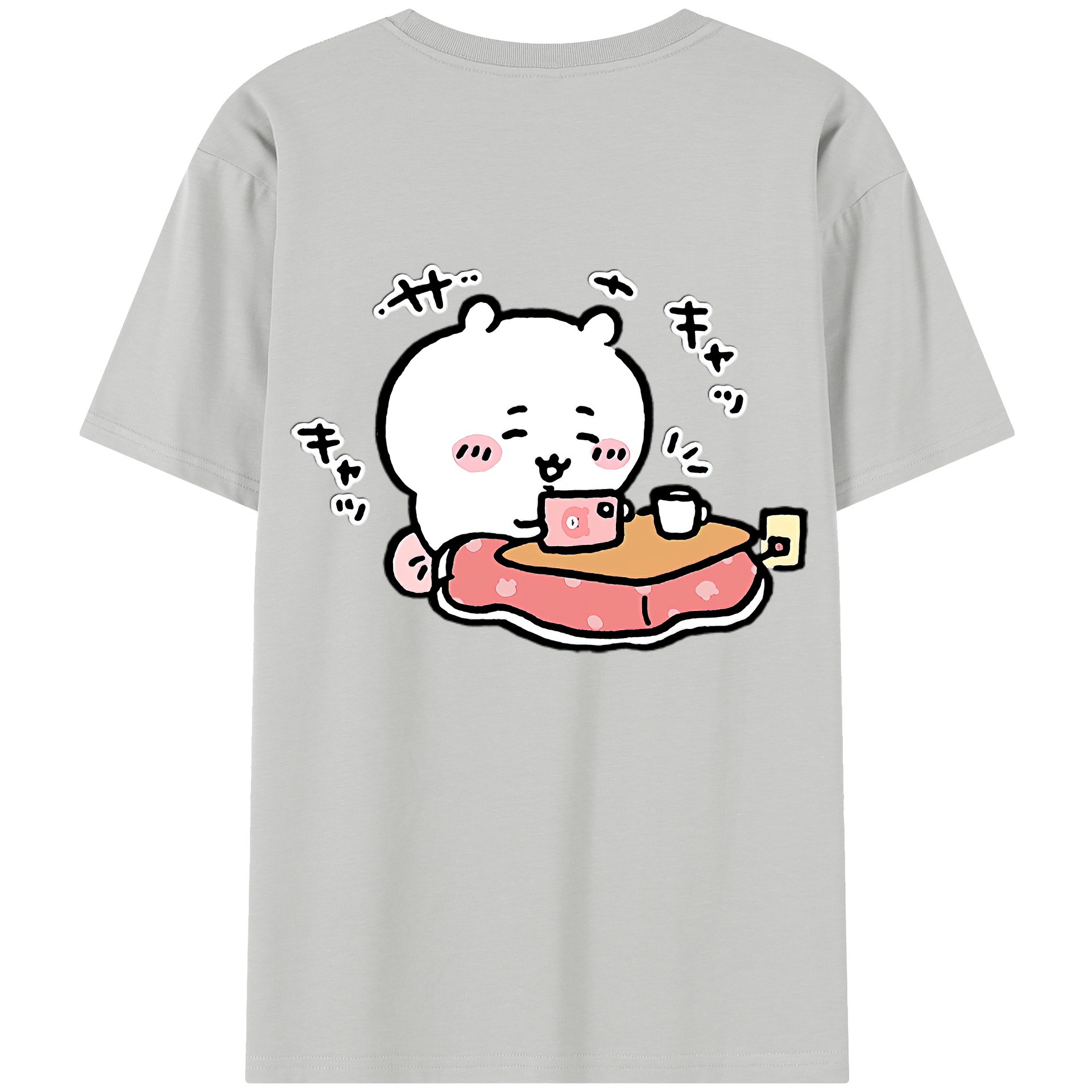 （画像用） ちいかわ ちいかわ Chii-kawa chiikawa レディース半袖Tシャツ(バックプリント)