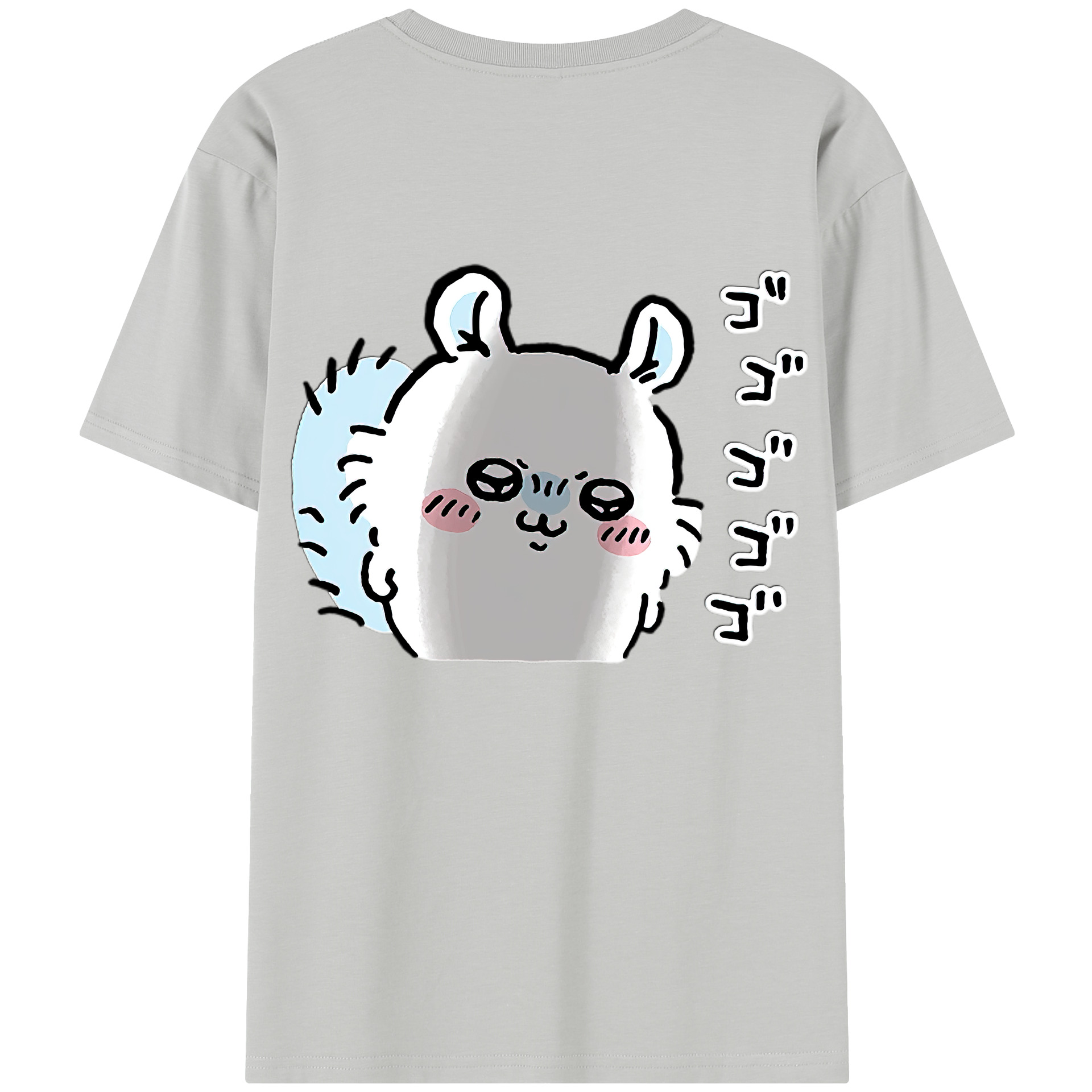 （画像用） ちいかわ モモンガ Chii-kawa Momonga レディース半袖Tシャツ(バックプリント)
