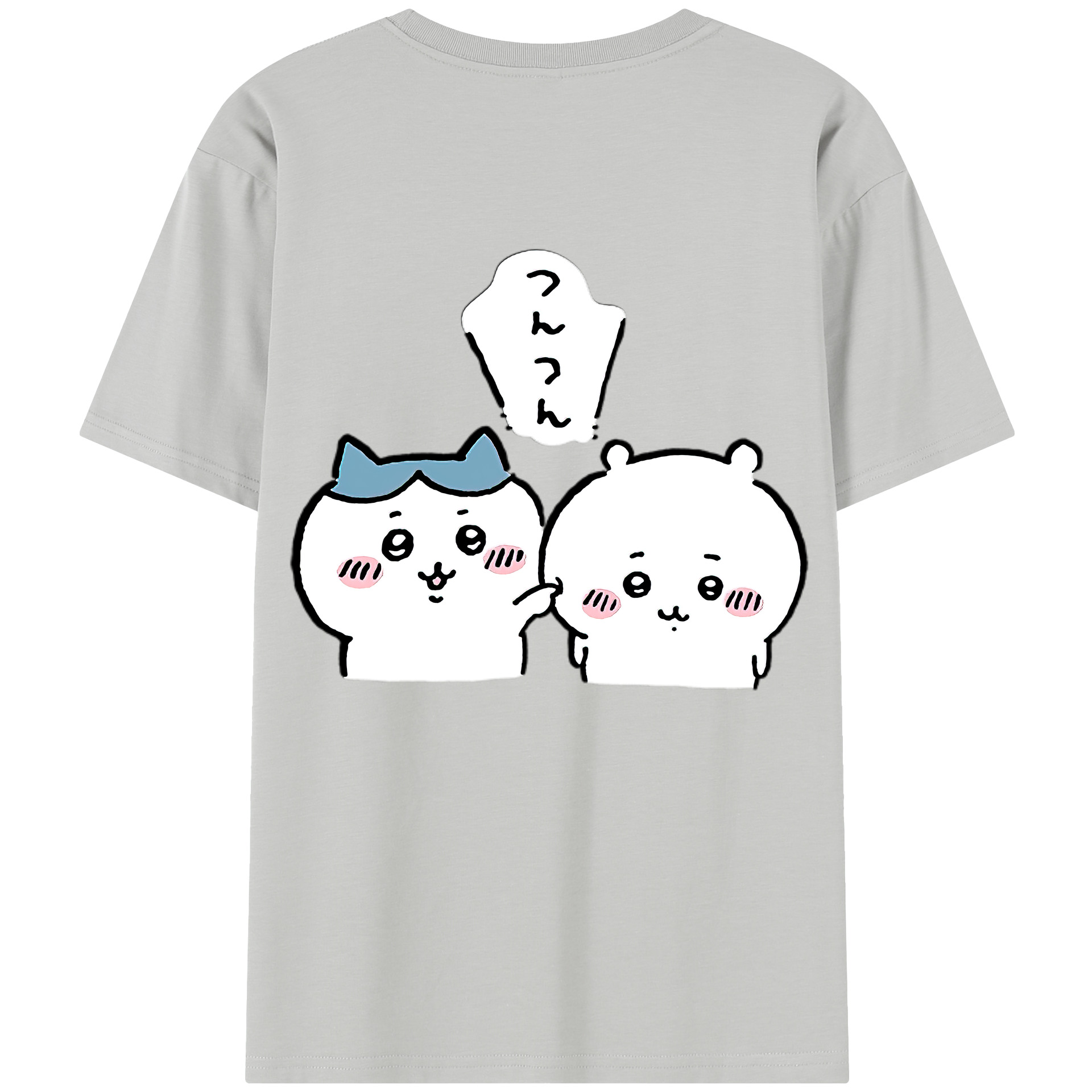 （画像用） ちいかわ ちいかわ Chii-kawa chiikawa レディース半袖Tシャツ(バックプリント)