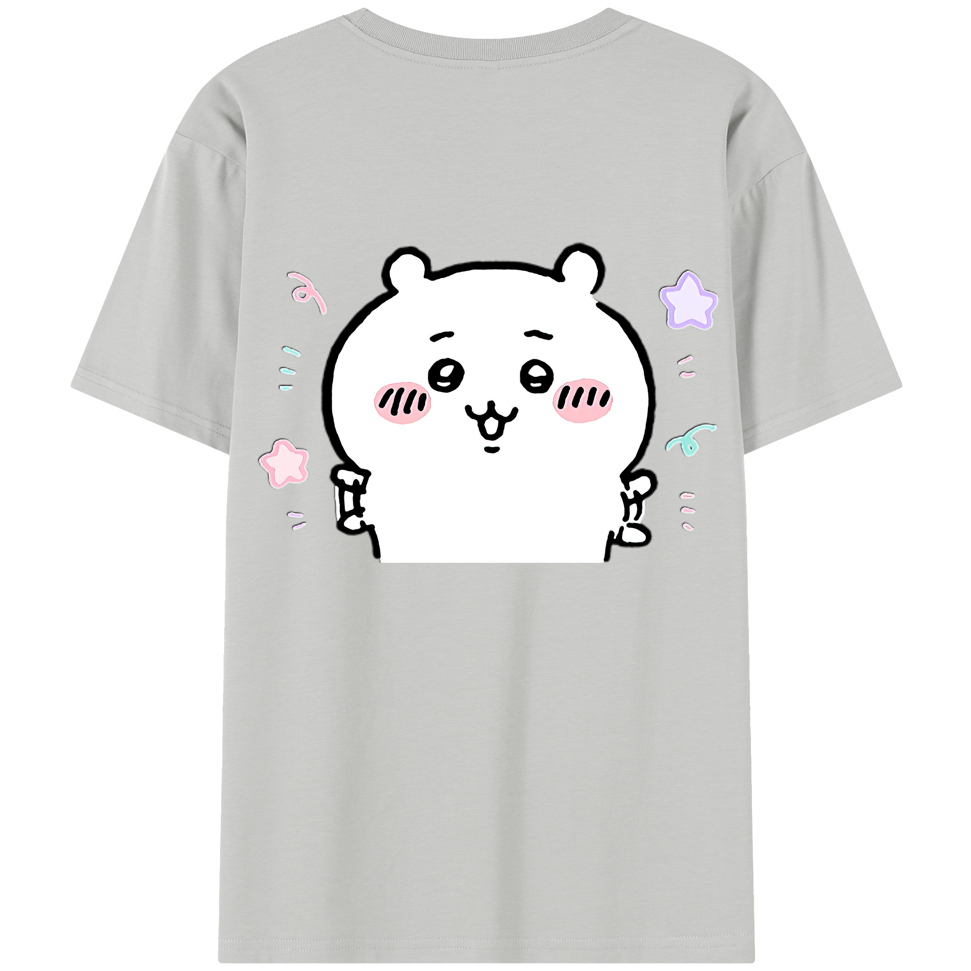 （画像用） ちいかわ ちいかわ Chii-kawa chiikawa レディース半袖Tシャツ(バックプリント)