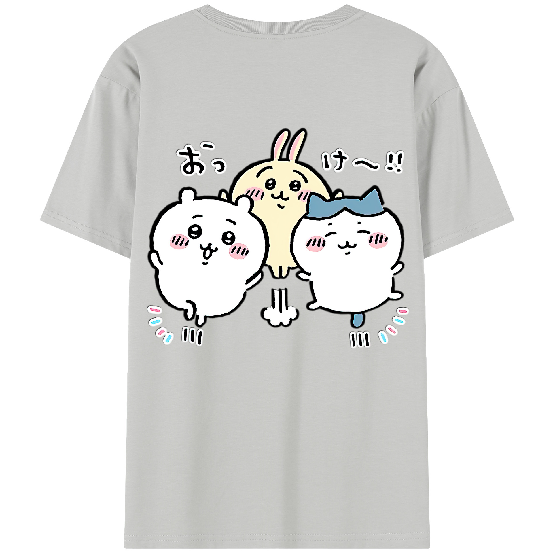 （画像用） ちいかわ ちいかわ Chii-kawa chiikawa レディース半袖Tシャツ(バックプリント)