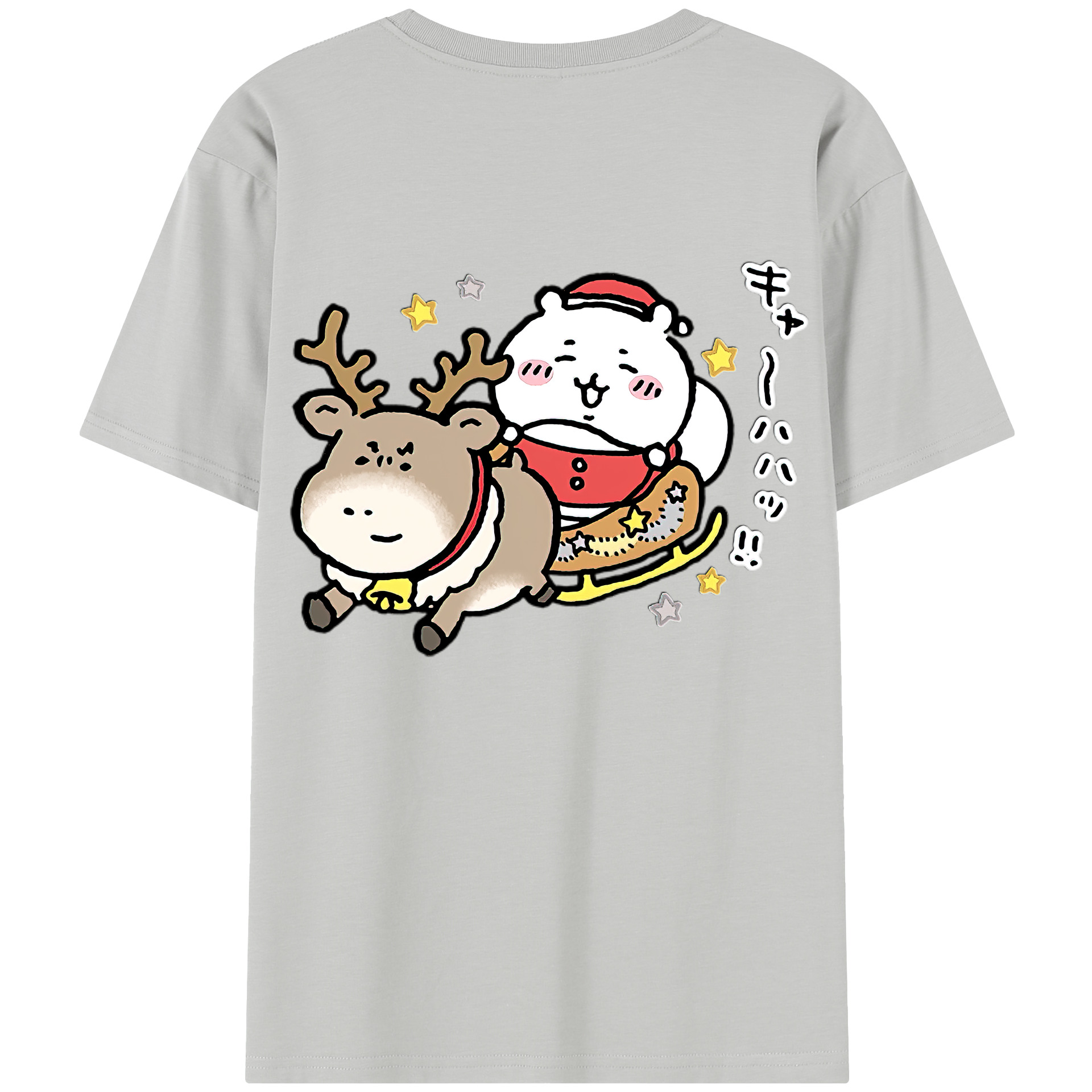 （画像用） ちいかわ ちいかわ Chii-kawa chiikawa レディース半袖Tシャツ(バックプリント)