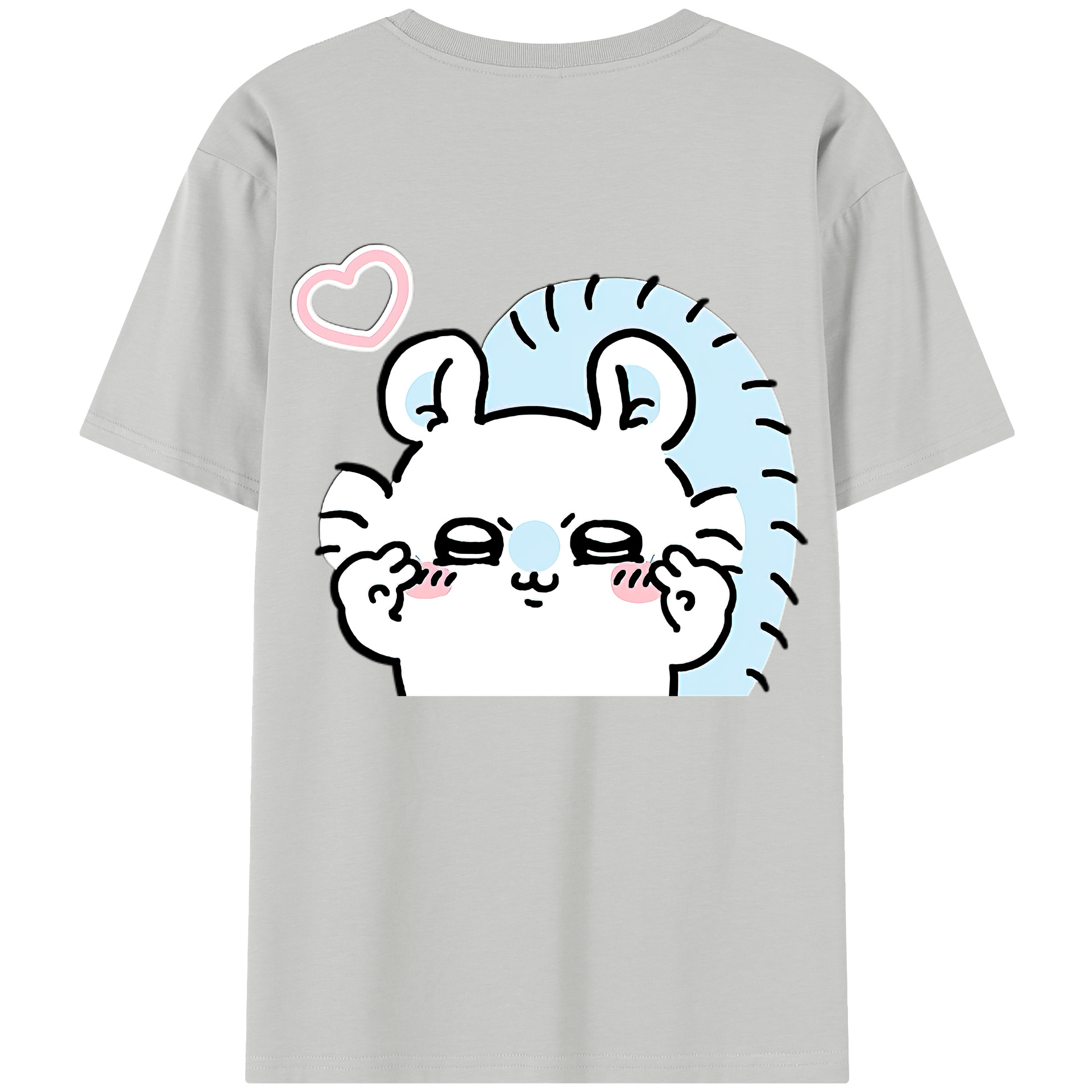 （画像用） ちいかわ モモンガ Chii-kawa Momonga レディース半袖Tシャツ(バックプリント)