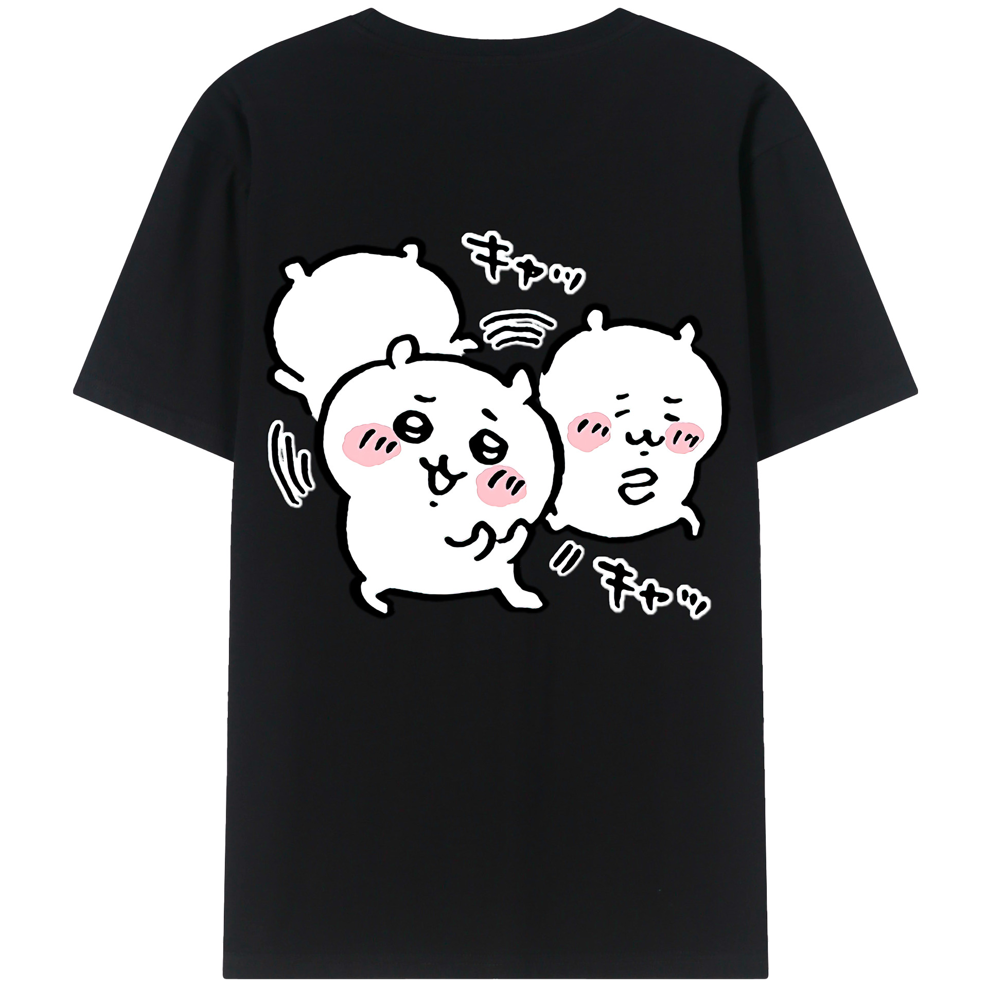 （画像用） ちいかわ ちいかわ Chii-kawa chiikawa レディース半袖Tシャツ(バックプリント)