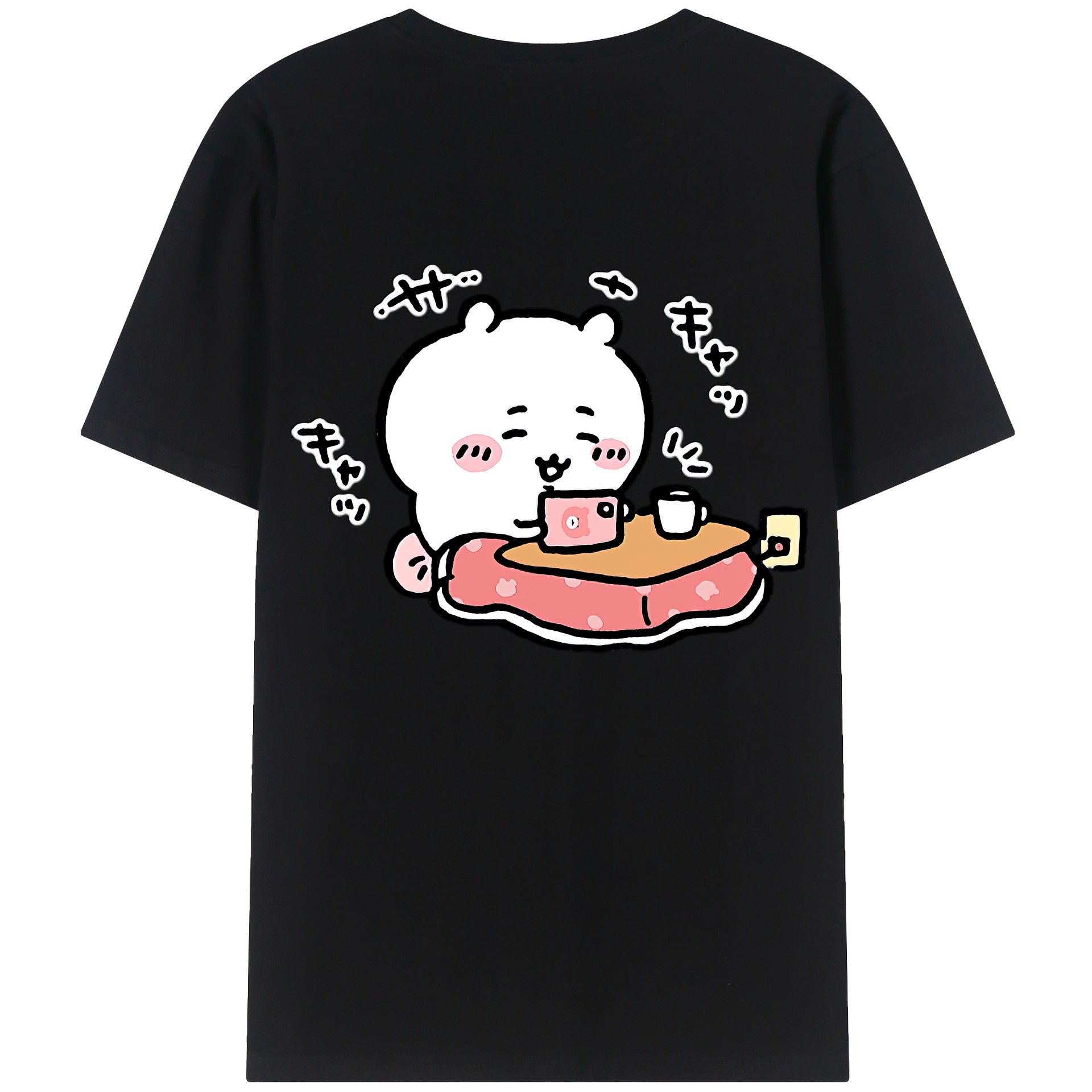 （画像用） ちいかわ ちいかわ Chii-kawa chiikawa レディース半袖Tシャツ(バックプリント)
