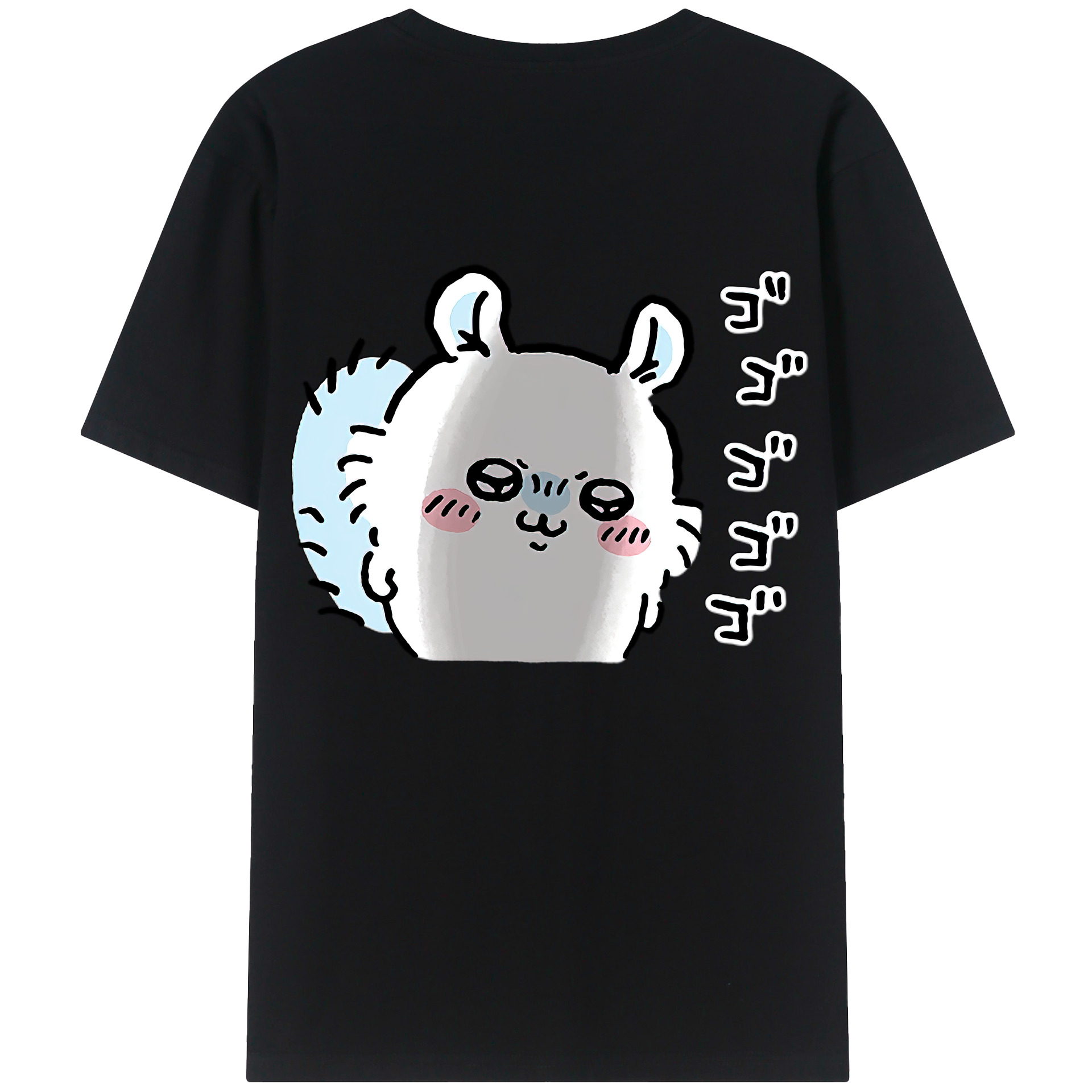 （画像用） ちいかわ モモンガ Chii-kawa Momonga レディース半袖Tシャツ(バックプリント)