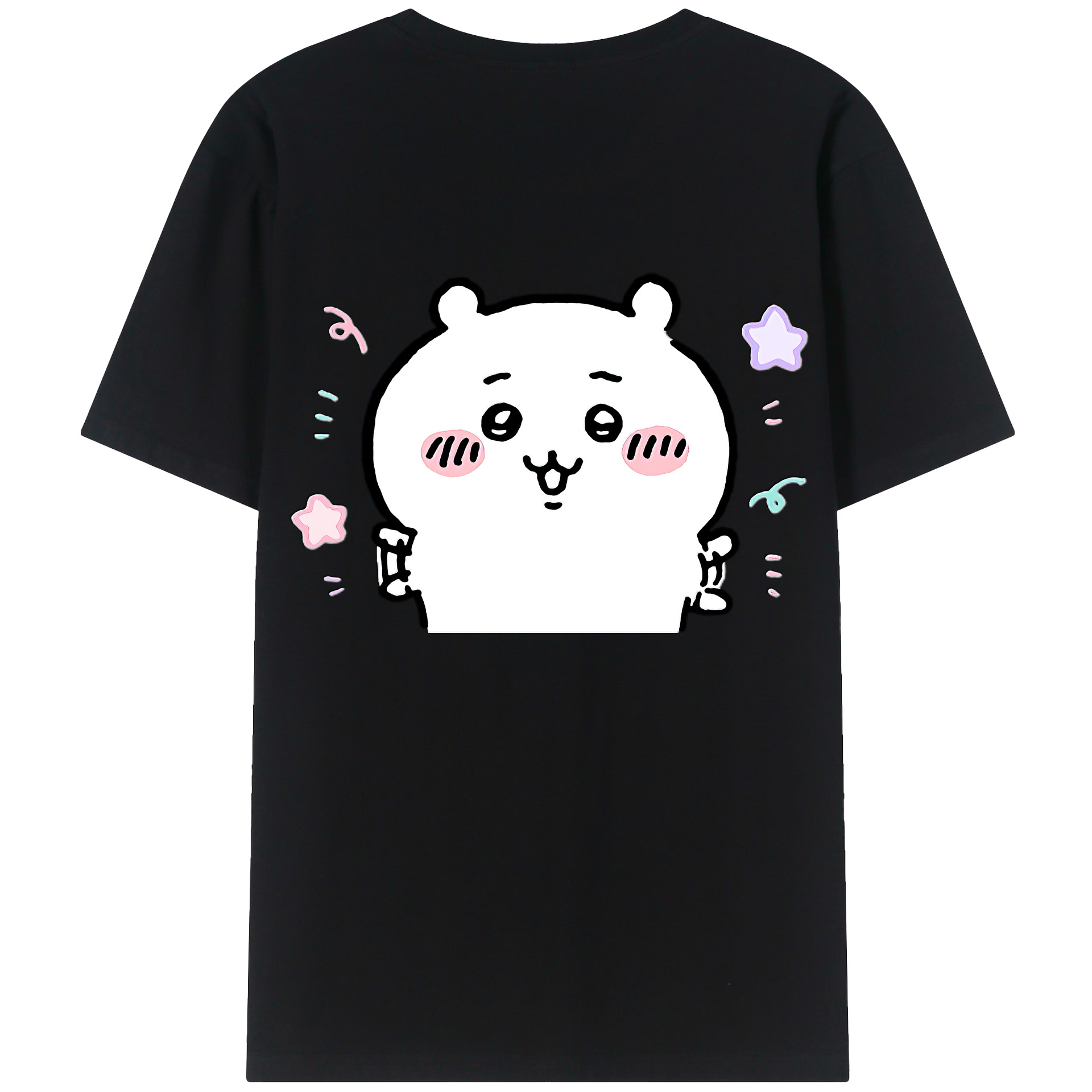 （画像用） ちいかわ ちいかわ Chii-kawa chiikawa レディース半袖Tシャツ(バックプリント)