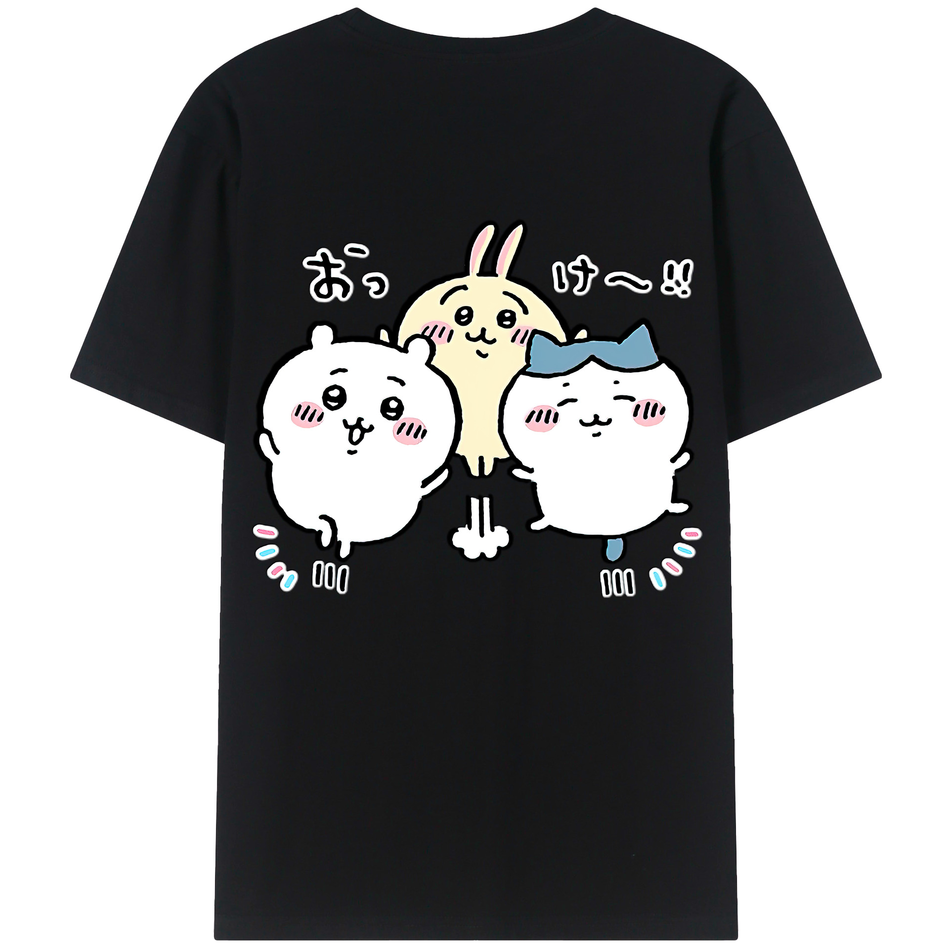（画像用） ちいかわ ちいかわ Chii-kawa chiikawa レディース半袖Tシャツ(バックプリント)