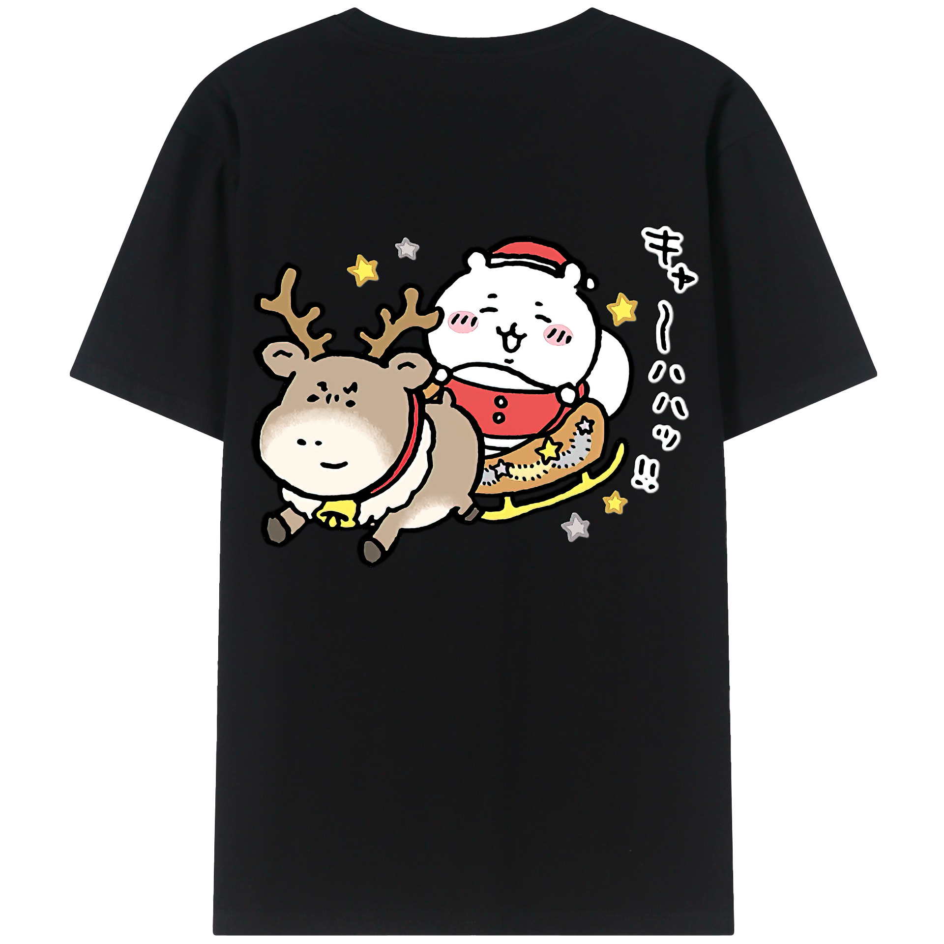 （画像用） ちいかわ ちいかわ Chii-kawa chiikawa レディース半袖Tシャツ(バックプリント)