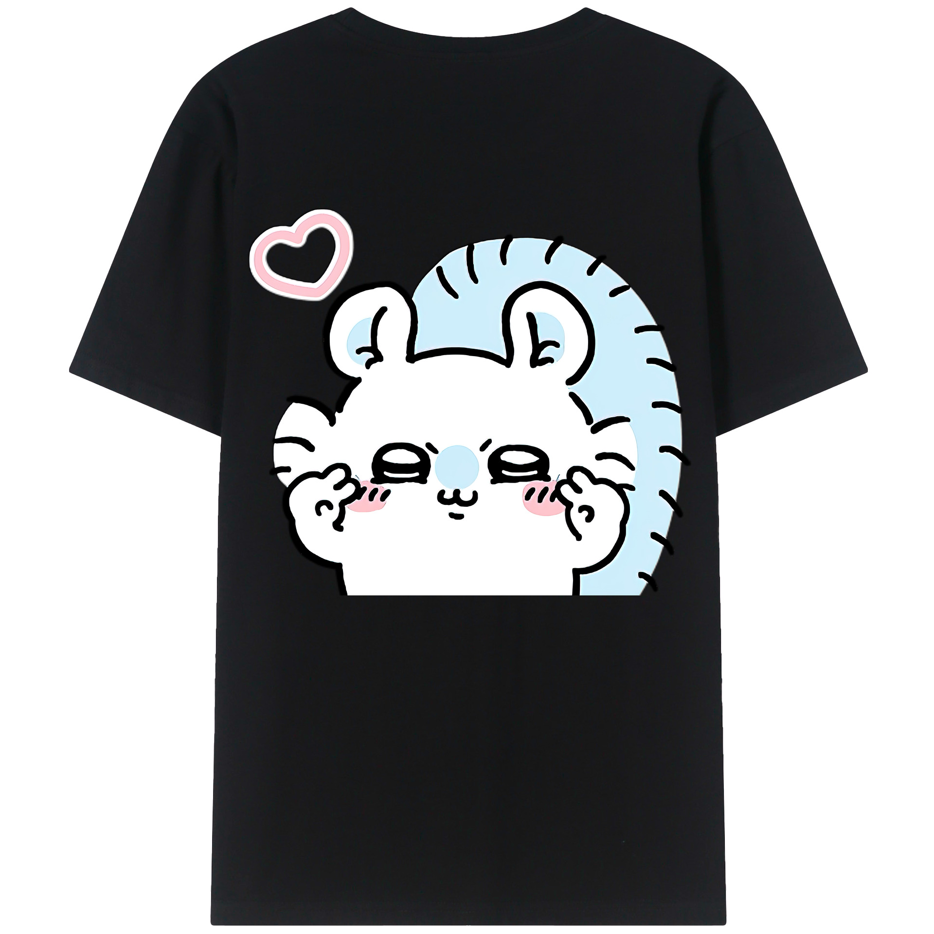 （画像用） ちいかわ モモンガ Chii-kawa Momonga レディース半袖Tシャツ(バックプリント)