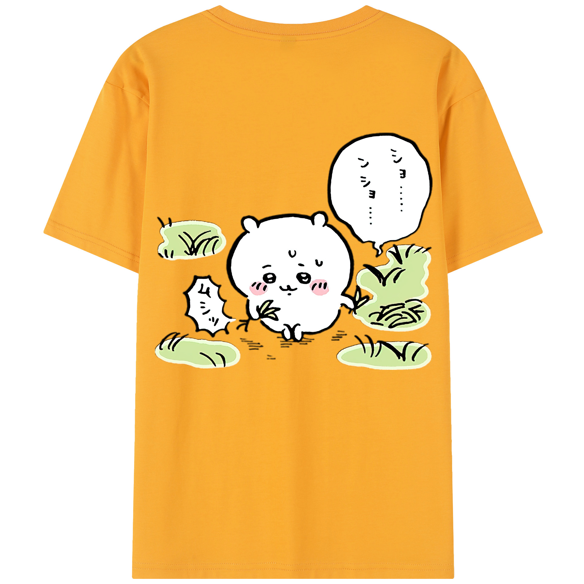 （画像用） ちいかわ ちいかわ Chii-kawa chiikawa レディース半袖Tシャツ(バックプリント)