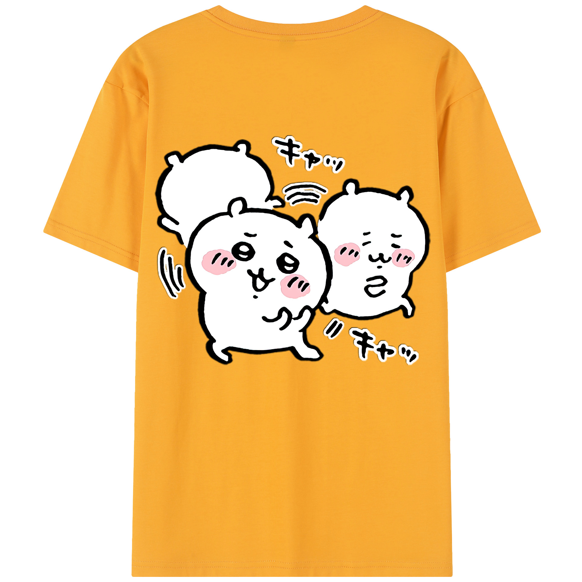 （画像用） ちいかわ ちいかわ Chii-kawa chiikawa レディース半袖Tシャツ(バックプリント)
