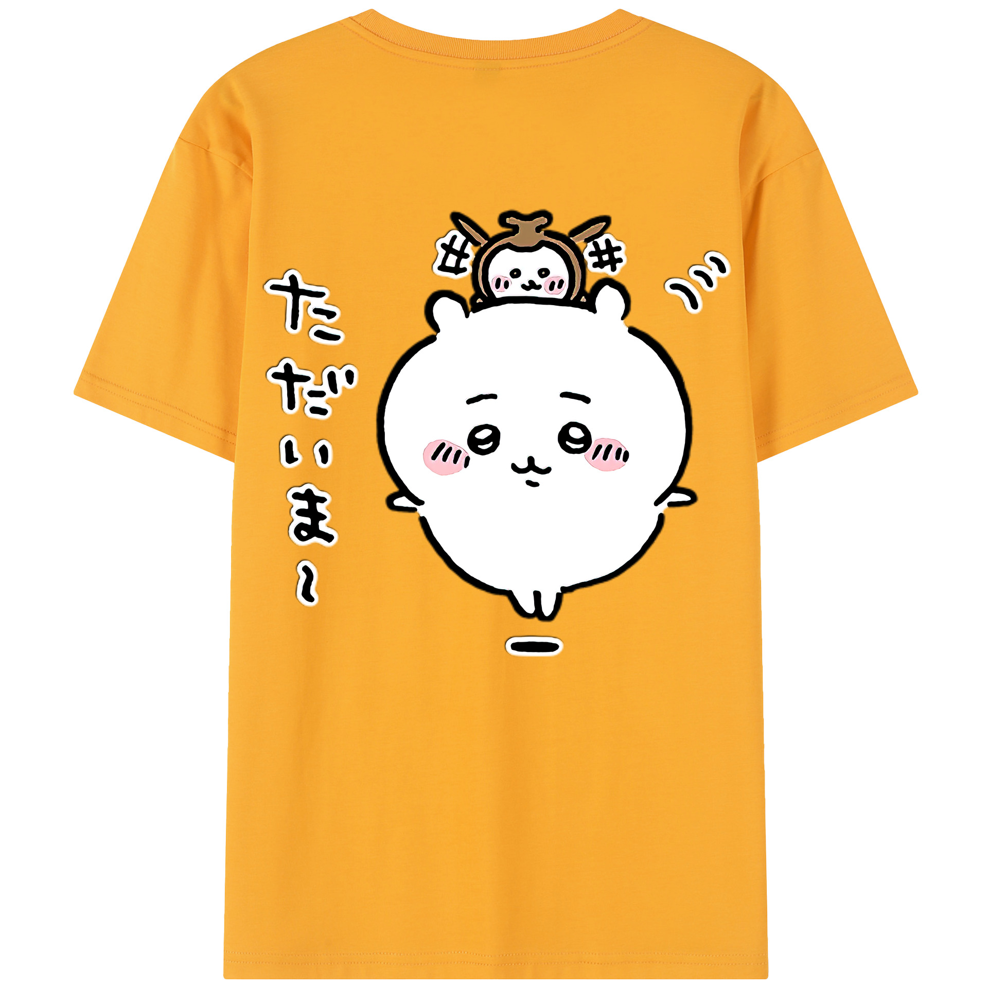 （画像用） ちいかわ ちいかわ Chii-kawa chiikawa レディース半袖Tシャツ(バックプリント)