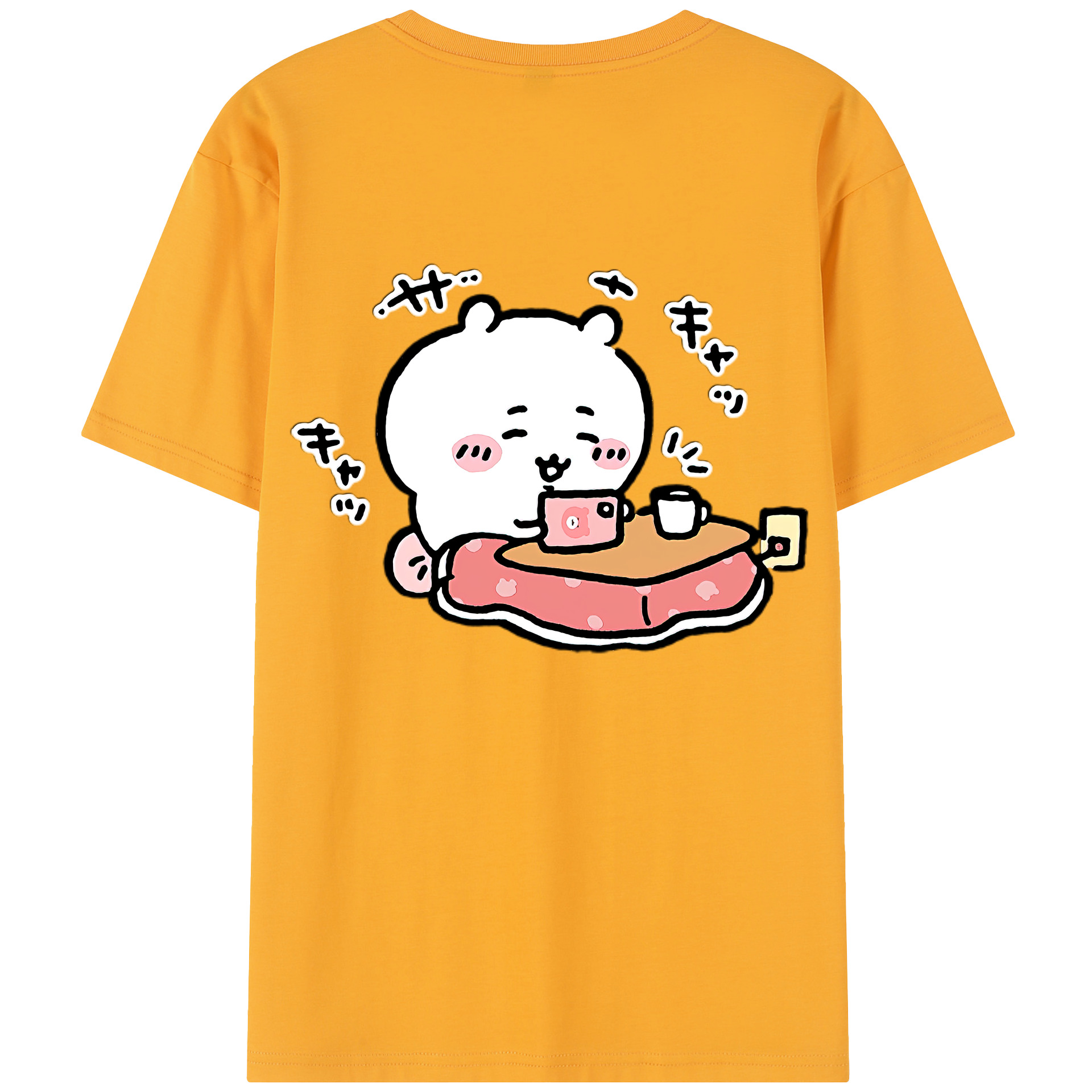 （画像用） ちいかわ ちいかわ Chii-kawa chiikawa レディース半袖Tシャツ(バックプリント)