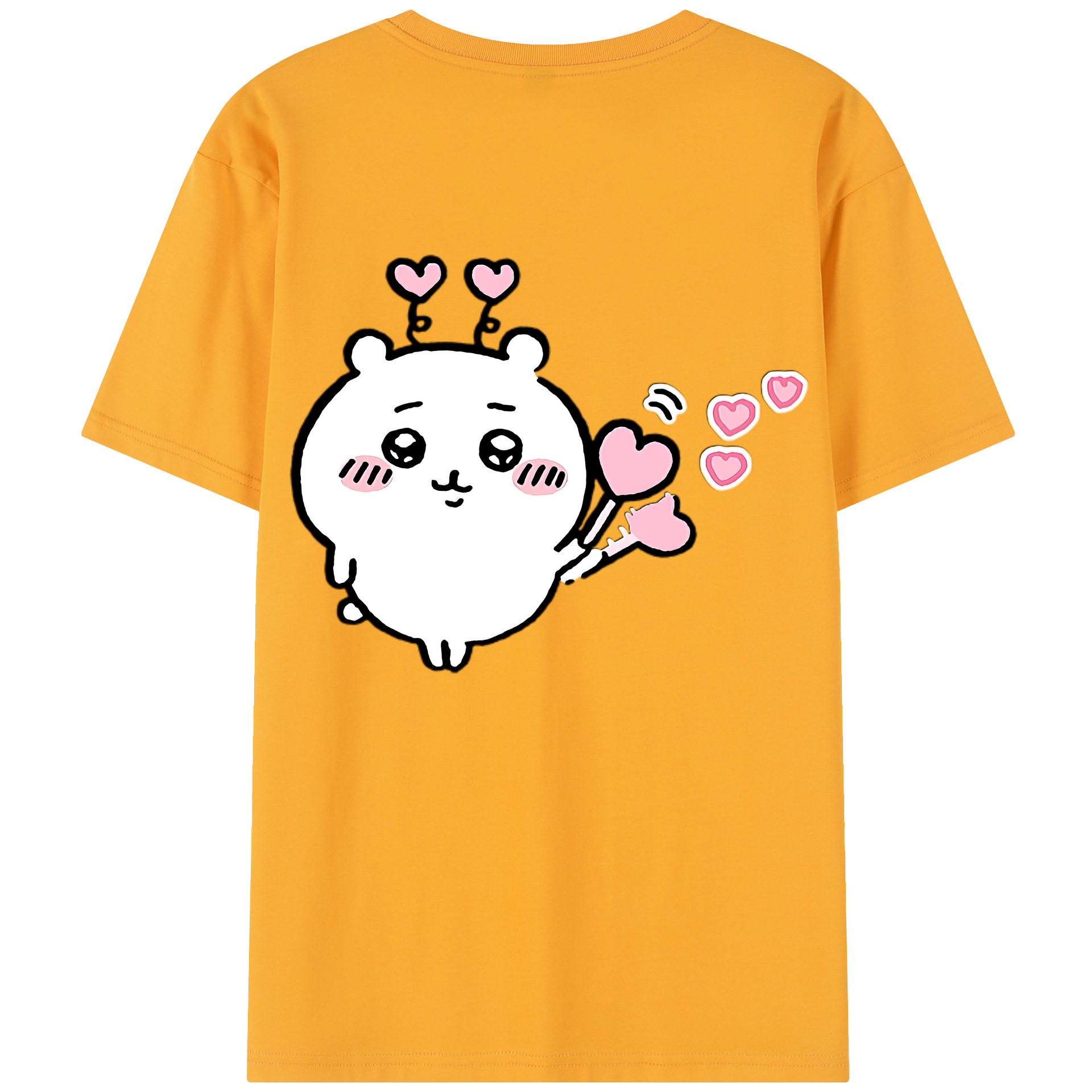 （画像用） ちいかわ ちいかわ Chii-kawa chiikawa レディース半袖Tシャツ(バックプリント)