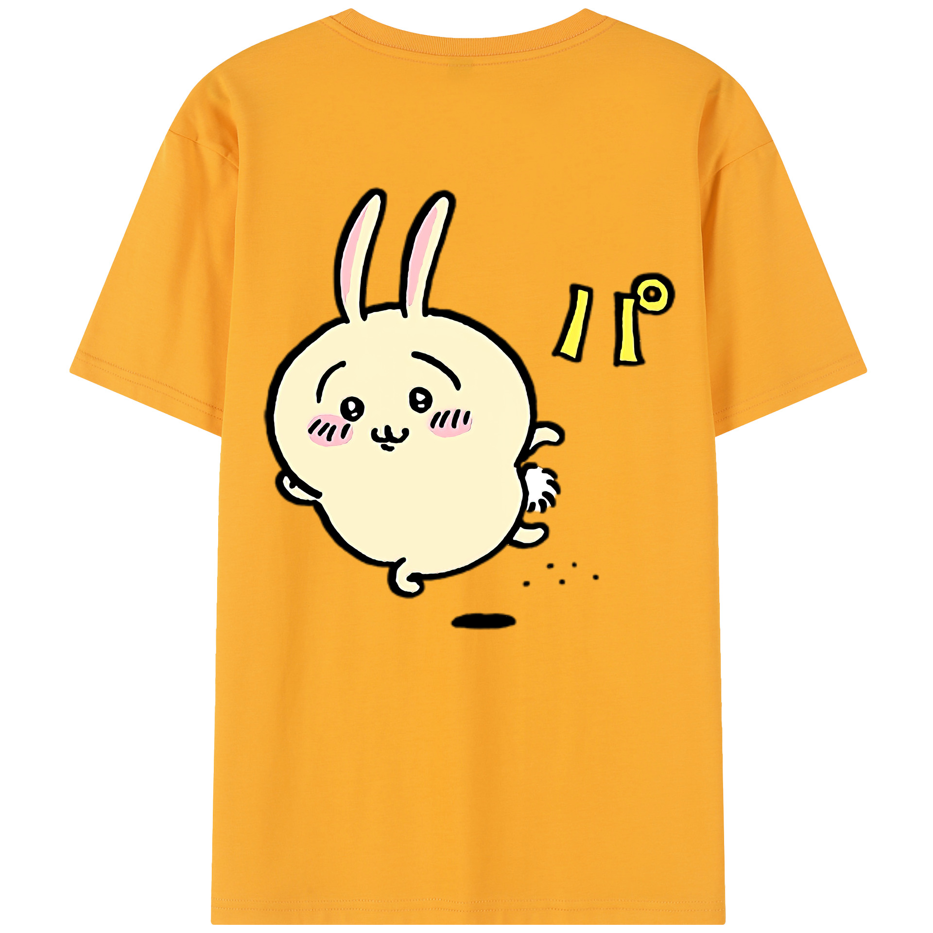 （画像用） ちいかわ うさぎ Chii-kawa usagi レディース半袖Tシャツ(バックプリント)