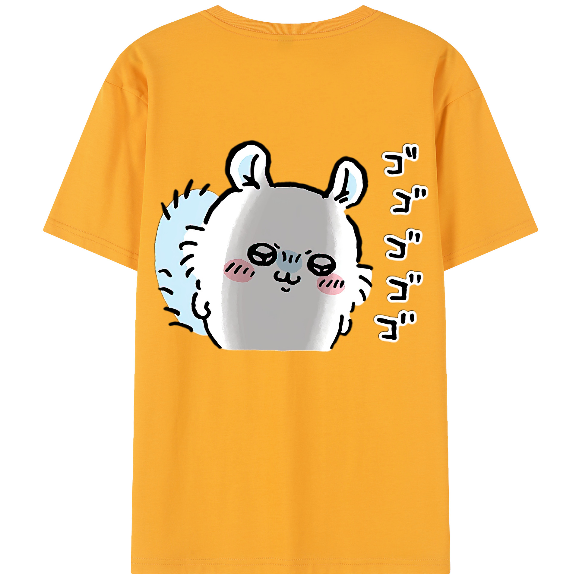 （画像用） ちいかわ モモンガ Chii-kawa Momonga レディース半袖Tシャツ(バックプリント)