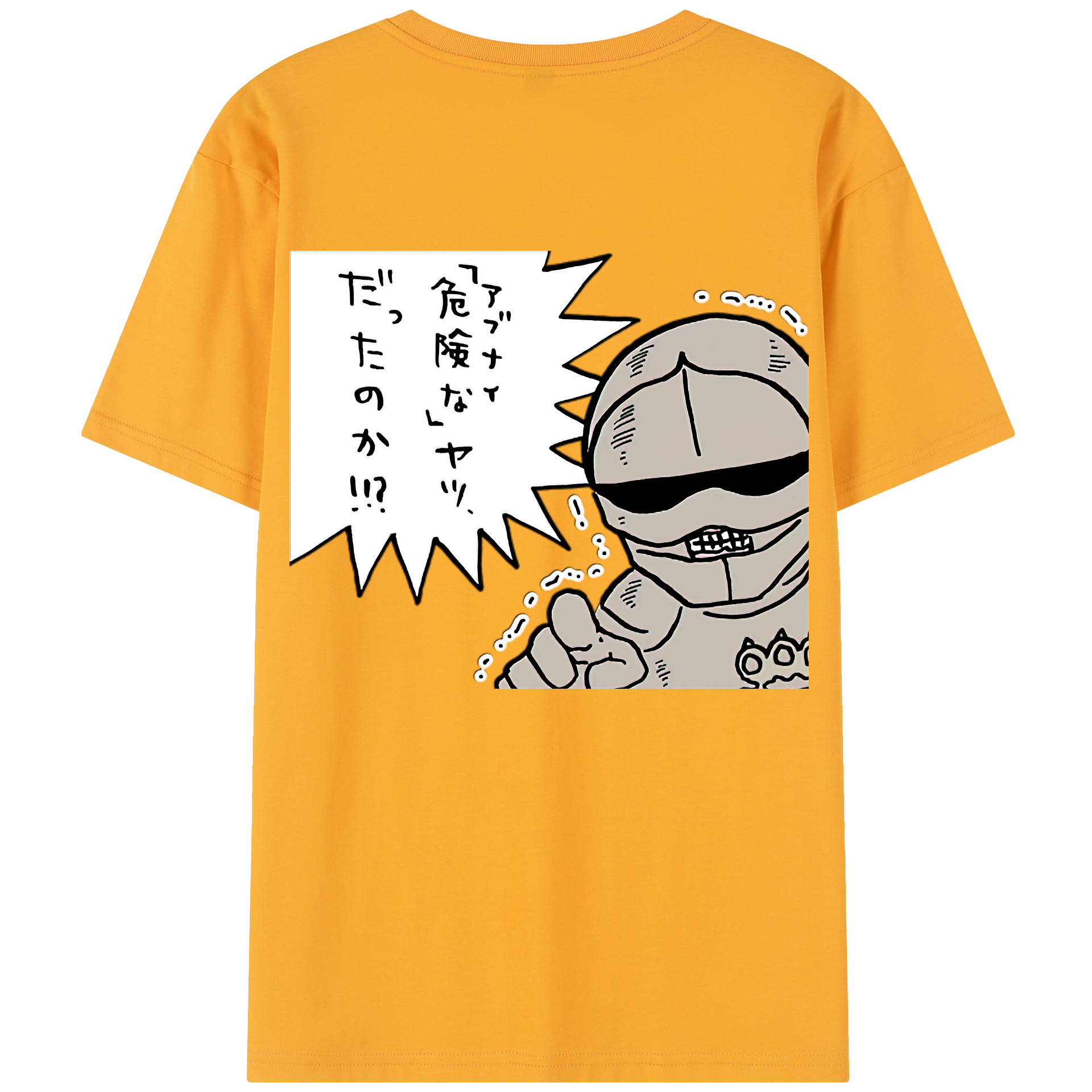 （画像用） ちいかわ 労働の鎧さん Chii-kawa Mr. Armor of Labor レディース半袖Tシャツ(バックプリント)