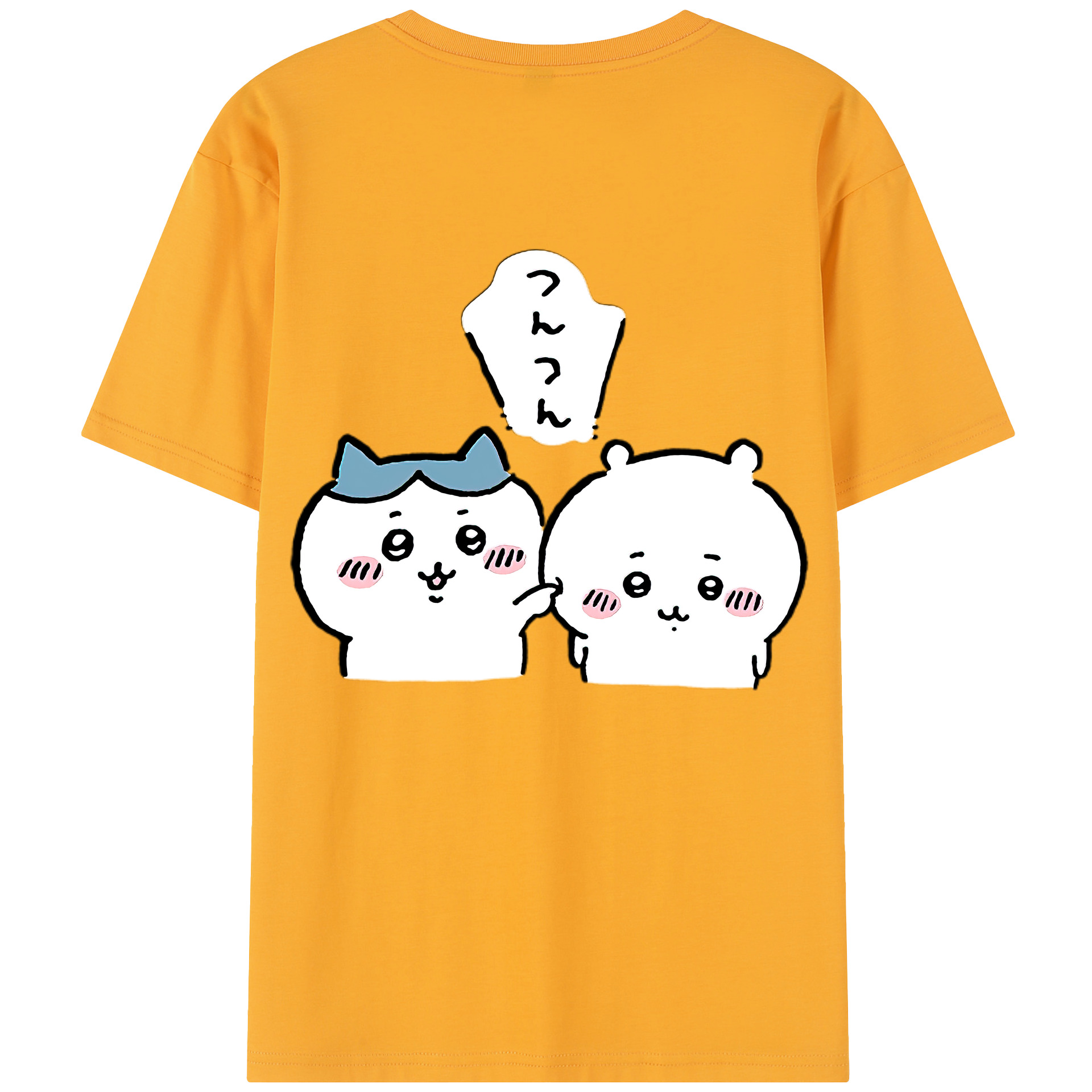 （画像用） ちいかわ ちいかわ Chii-kawa chiikawa レディース半袖Tシャツ(バックプリント)