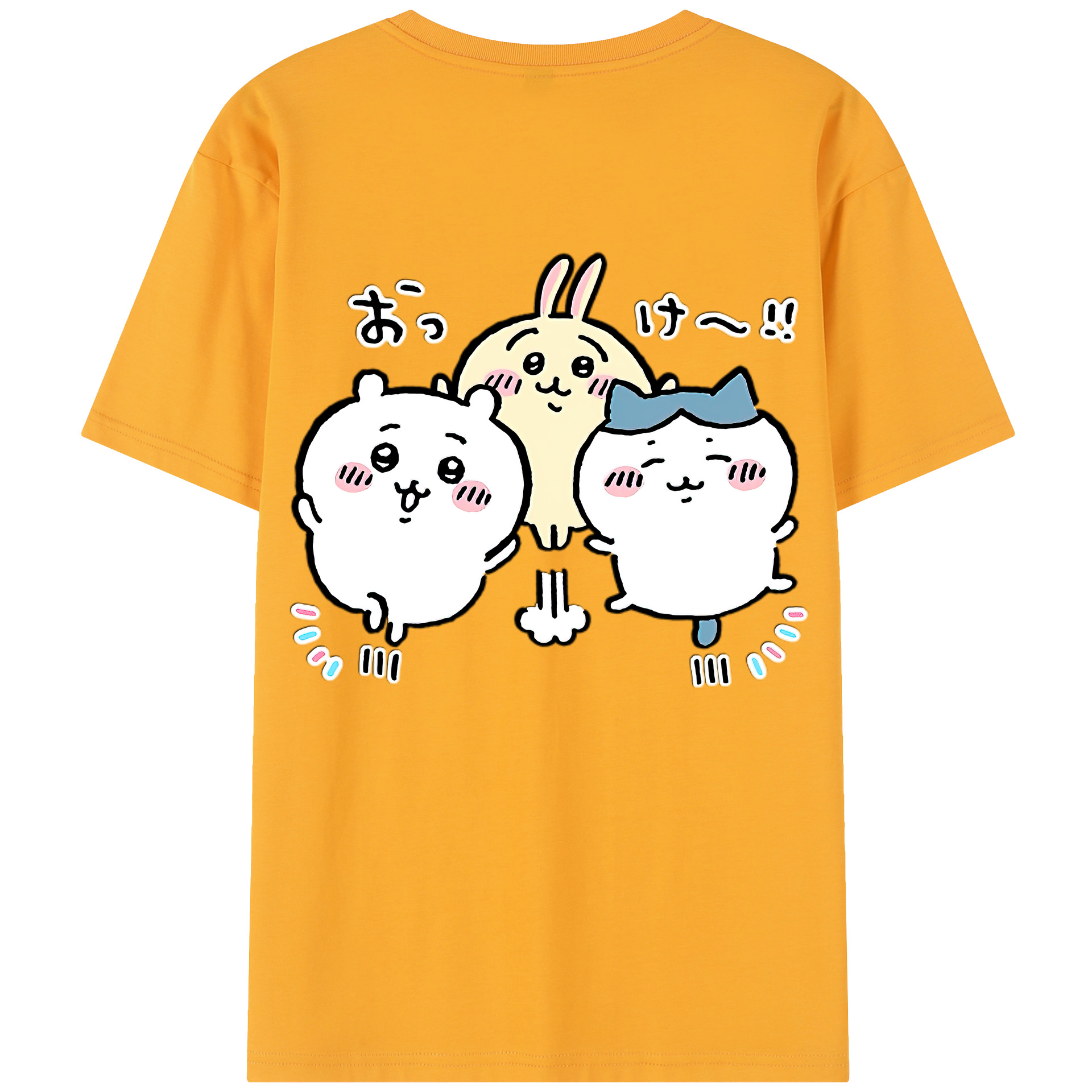 （画像用） ちいかわ ちいかわ Chii-kawa chiikawa レディース半袖Tシャツ(バックプリント)