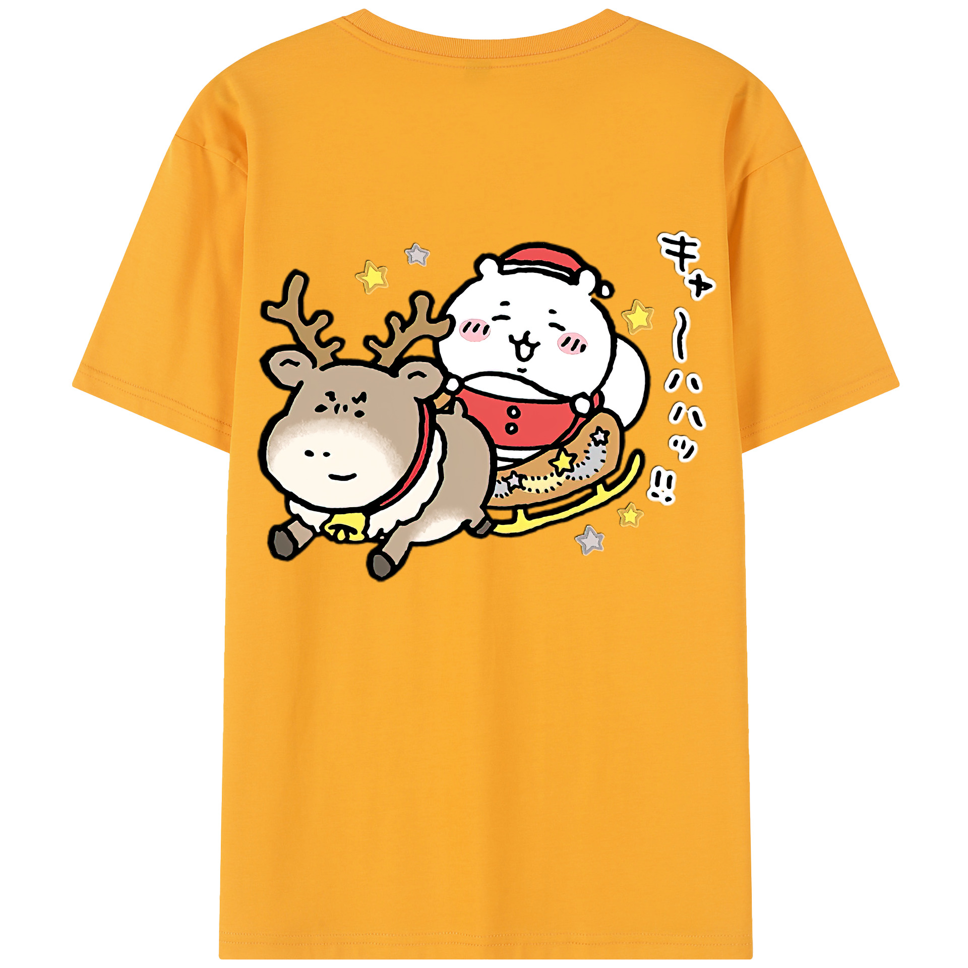 （画像用） ちいかわ ちいかわ Chii-kawa chiikawa レディース半袖Tシャツ(バックプリント)