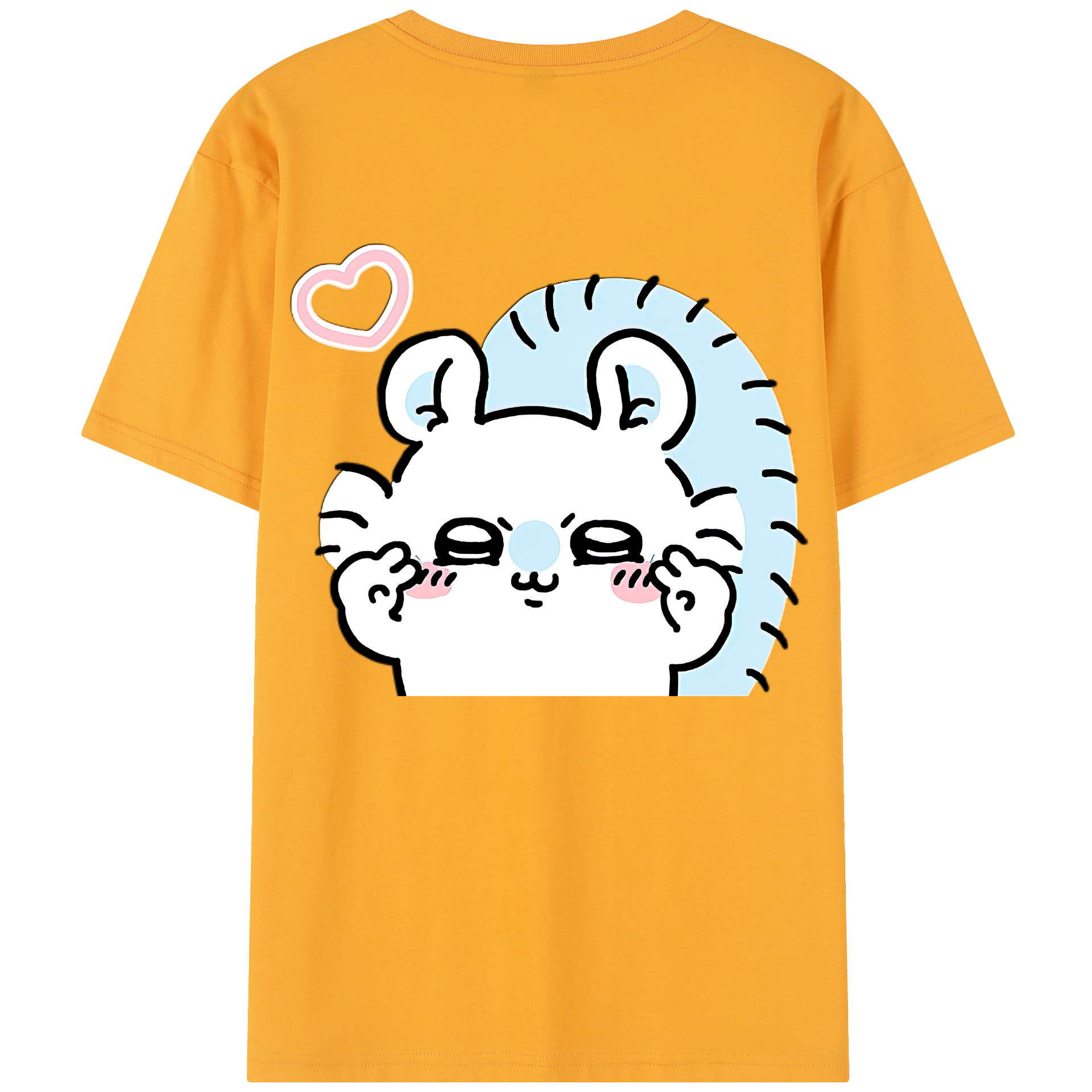 （画像用） ちいかわ モモンガ Chii-kawa Momonga レディース半袖Tシャツ(バックプリント)