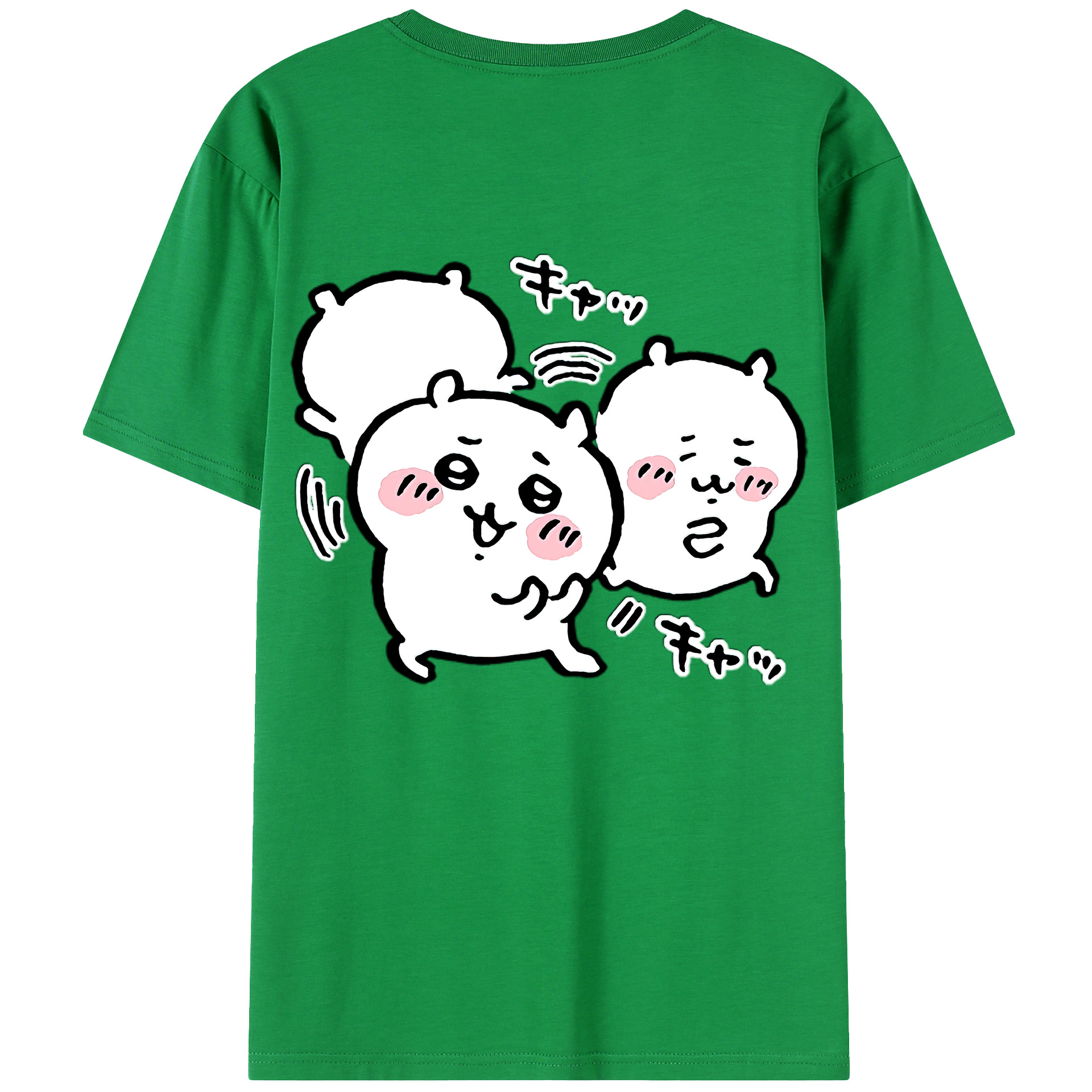 （画像用） ちいかわ ちいかわ Chii-kawa chiikawa レディース半袖Tシャツ(バックプリント)