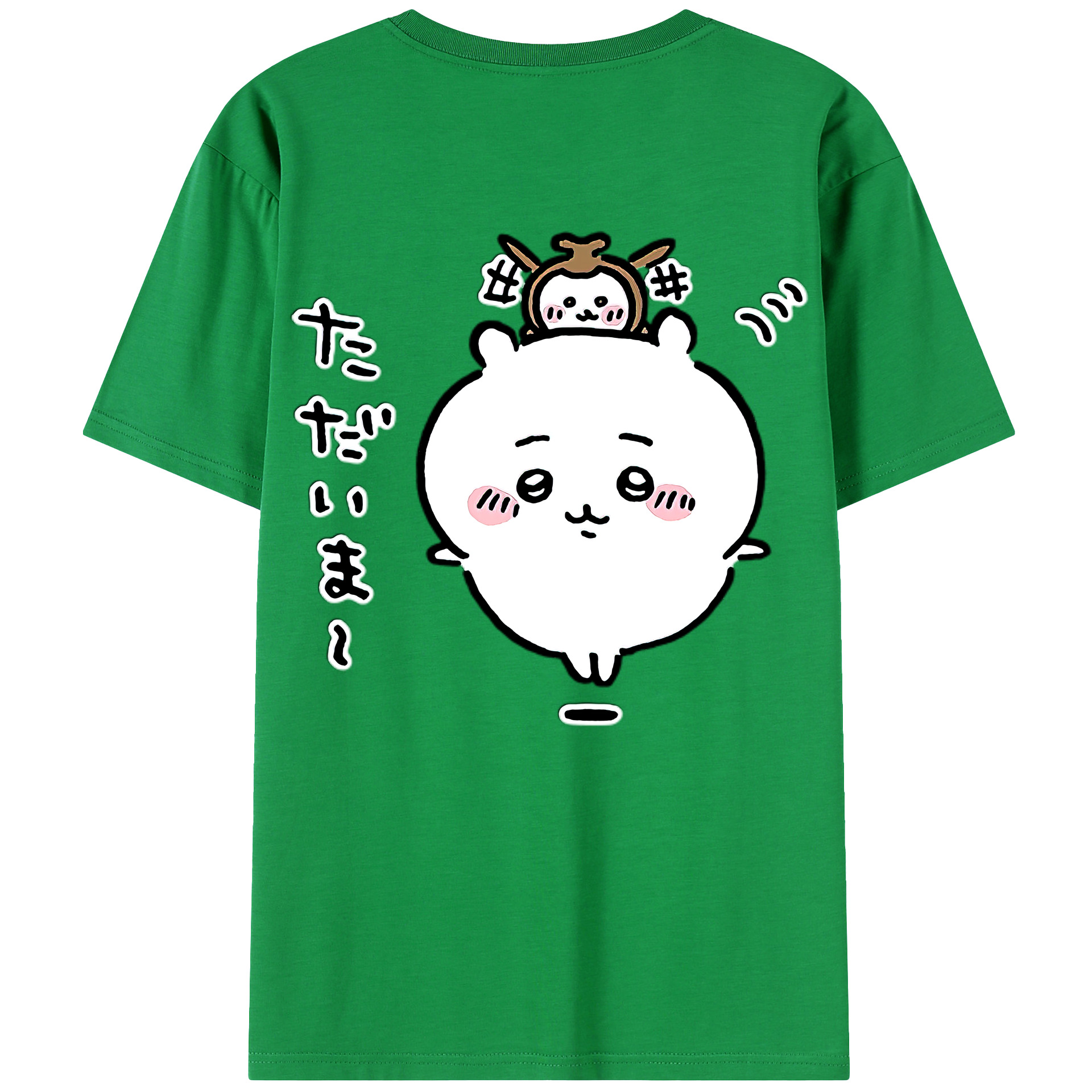 （画像用） ちいかわ ちいかわ Chii-kawa chiikawa レディース半袖Tシャツ(バックプリント)