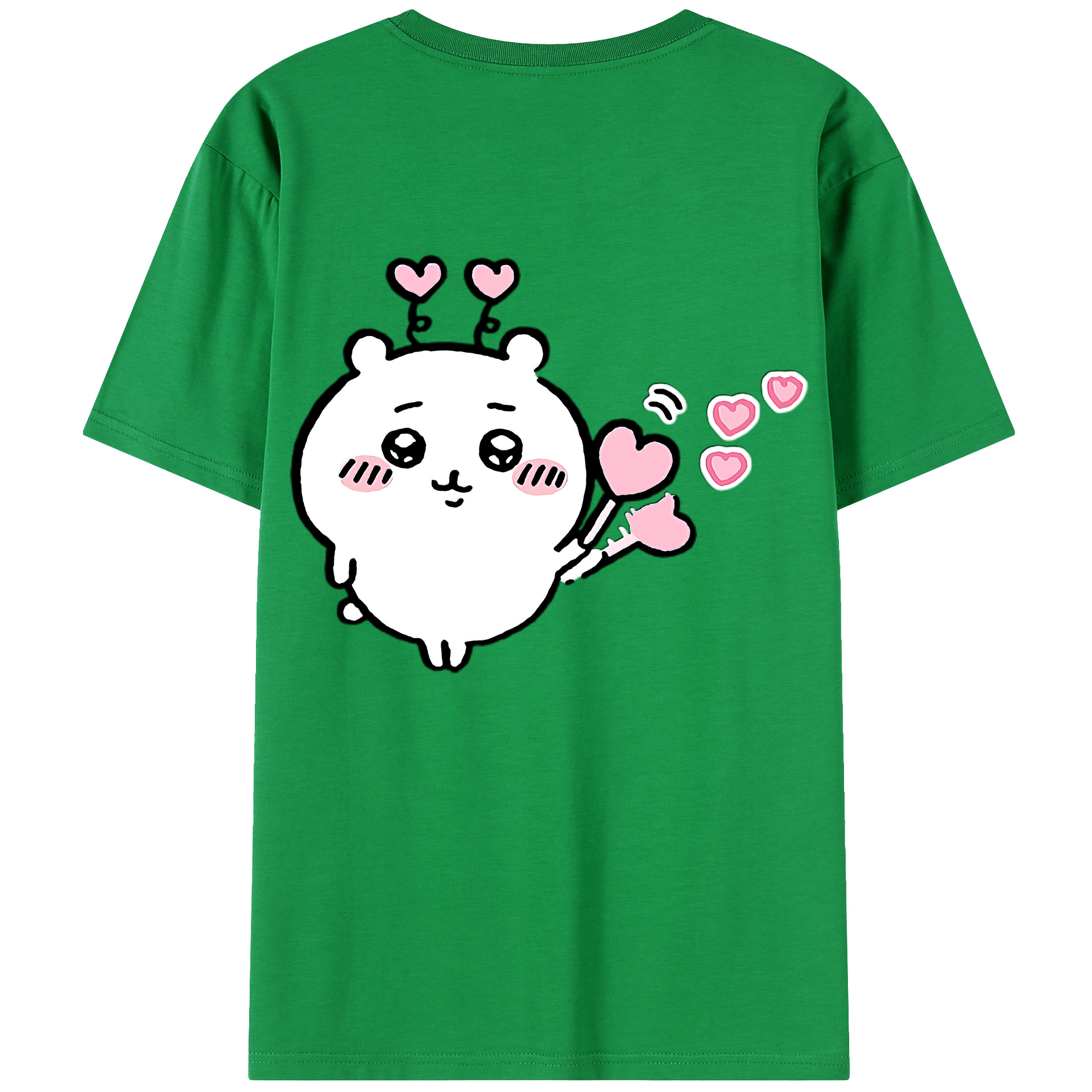（画像用） ちいかわ ちいかわ Chii-kawa chiikawa レディース半袖Tシャツ(バックプリント)