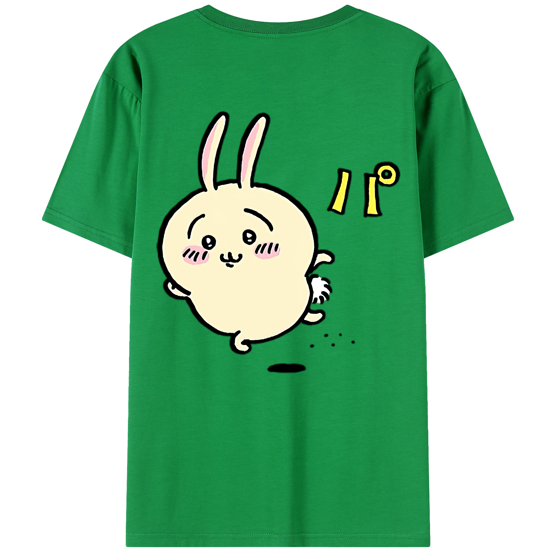 （画像用） ちいかわ うさぎ Chii-kawa usagi レディース半袖Tシャツ(バックプリント)