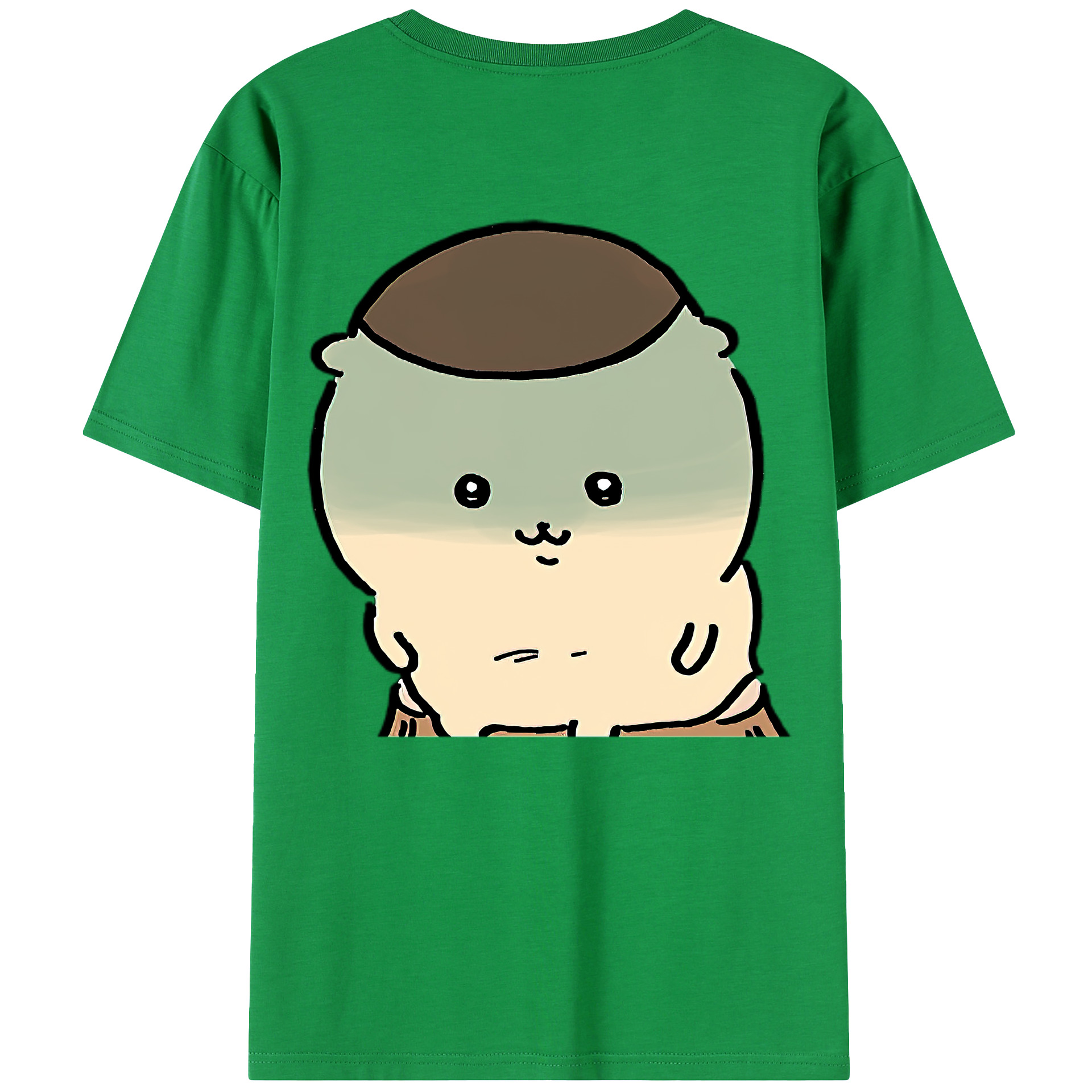 （画像用） ちいかわ くりまんじゅう Chii-kawa kuri manjū レディース半袖Tシャツ(バックプリント)