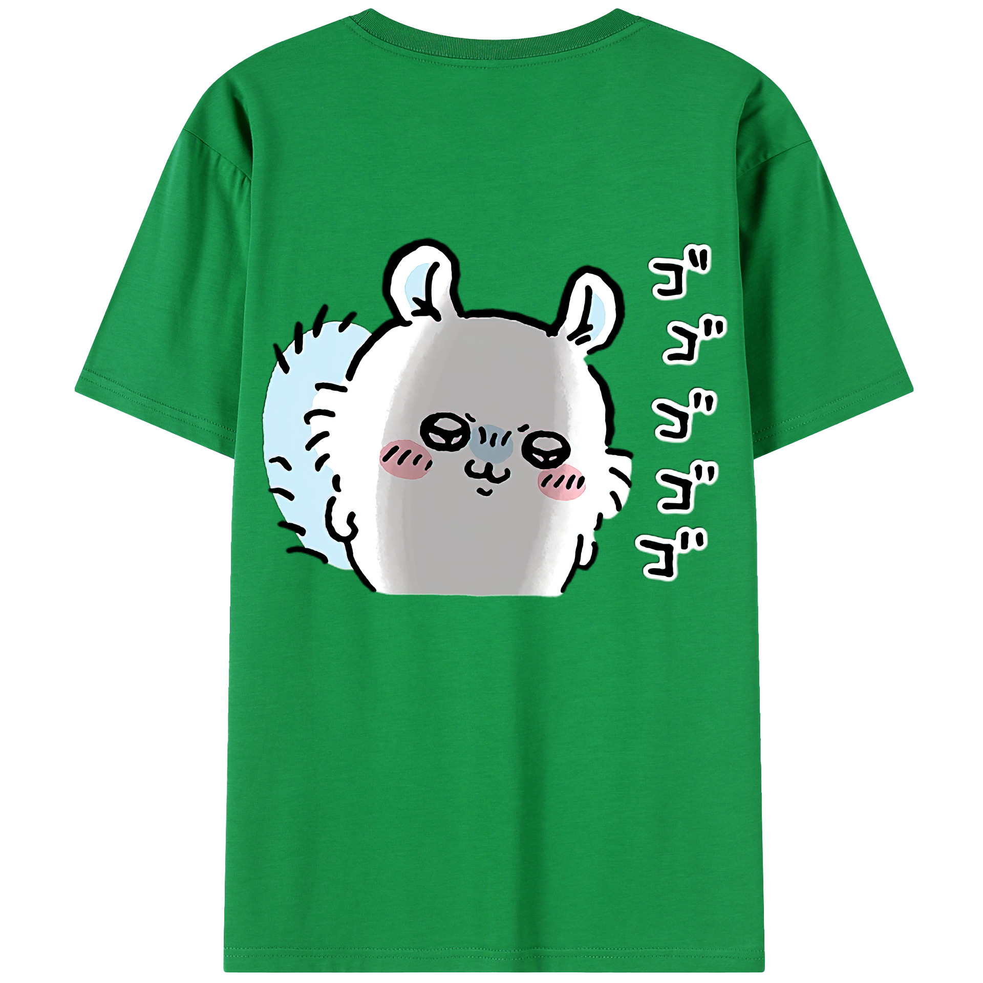 （画像用） ちいかわ モモンガ Chii-kawa Momonga レディース半袖Tシャツ(バックプリント)
