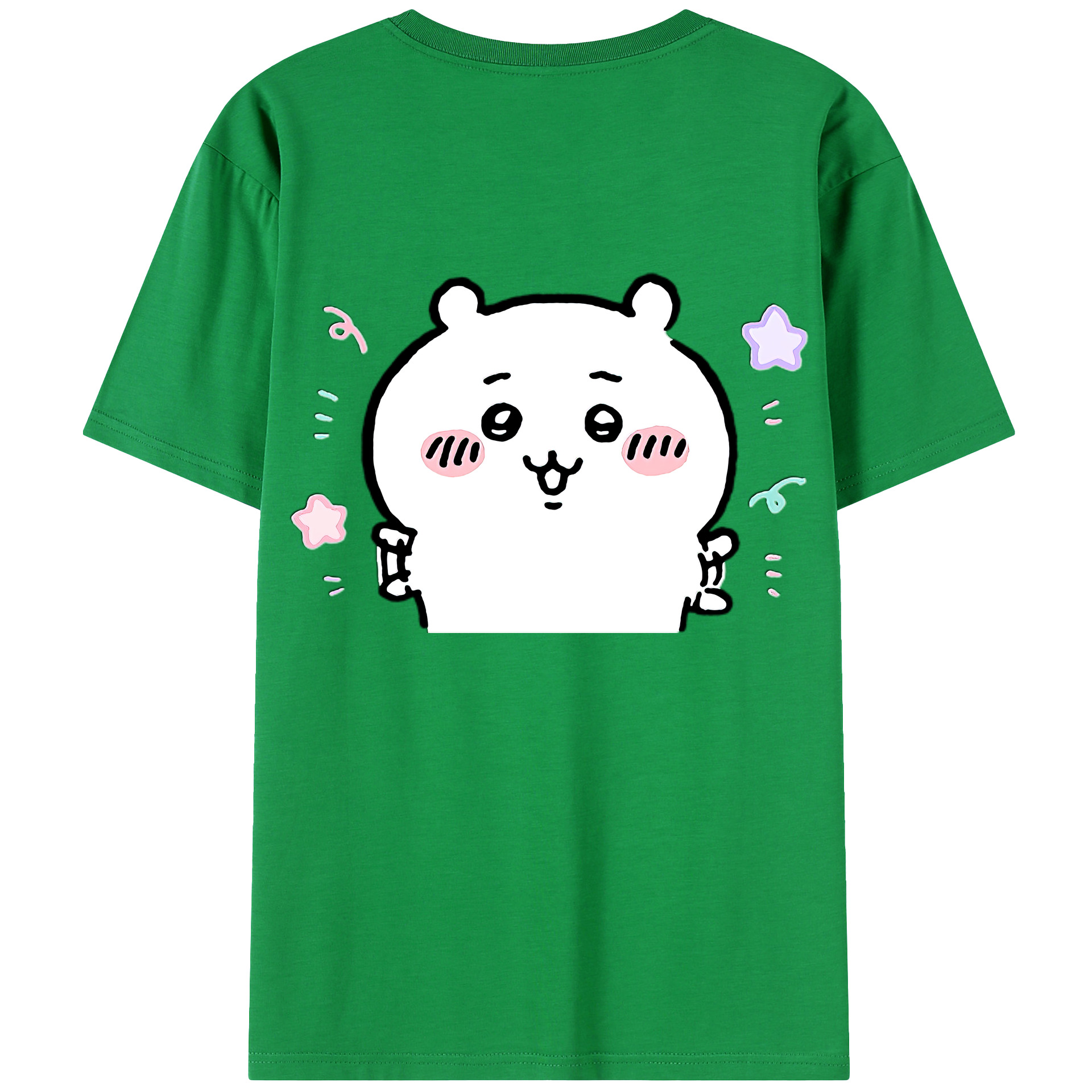 （画像用） ちいかわ ちいかわ Chii-kawa chiikawa レディース半袖Tシャツ(バックプリント)