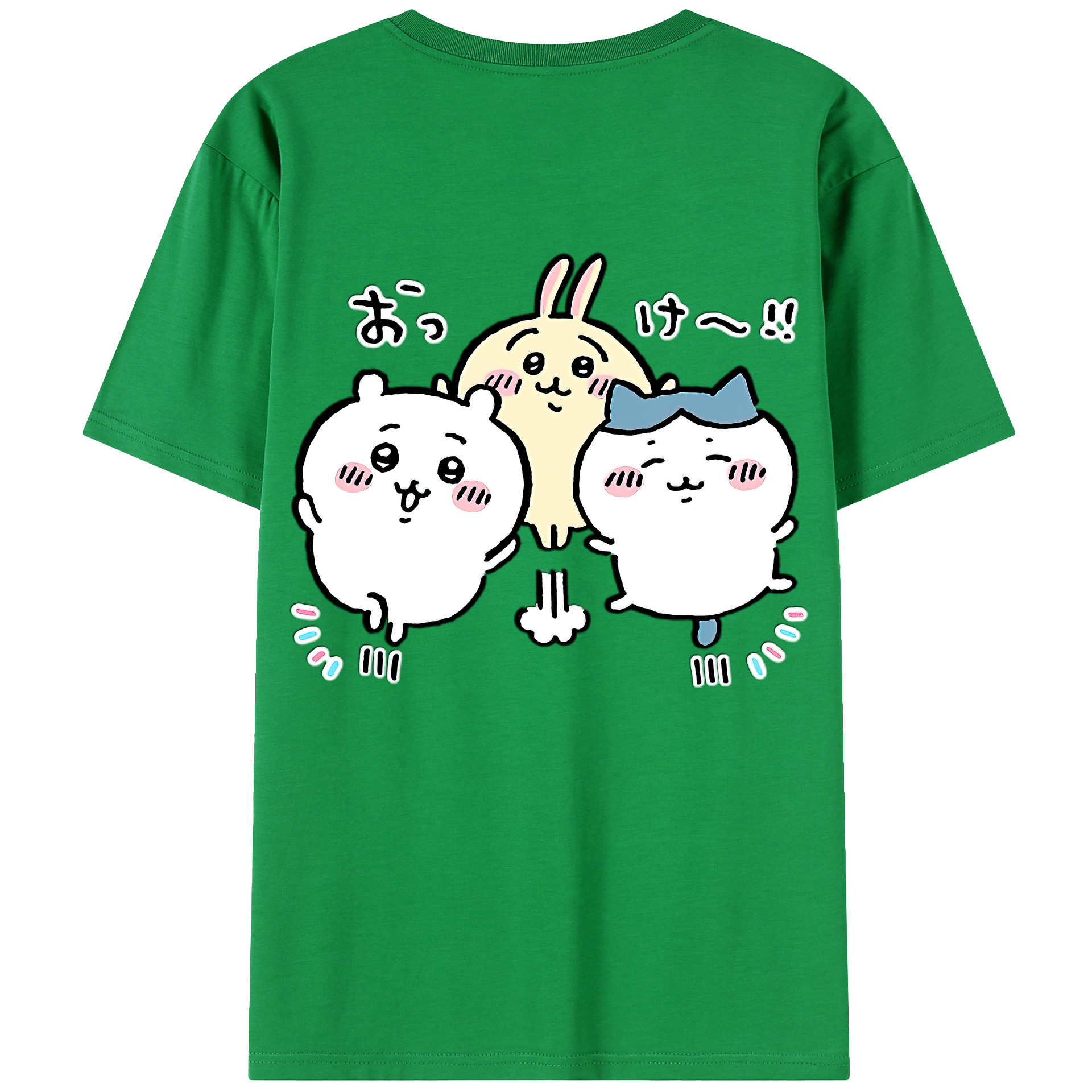（画像用） ちいかわ ちいかわ Chii-kawa chiikawa レディース半袖Tシャツ(バックプリント)