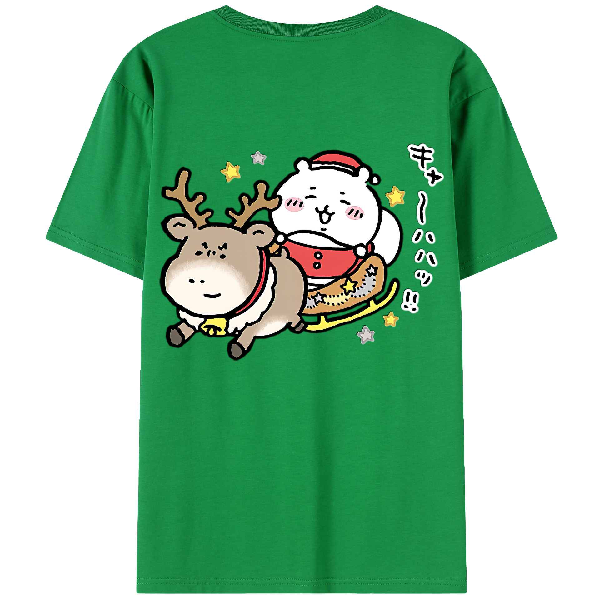（画像用） ちいかわ ちいかわ Chii-kawa chiikawa レディース半袖Tシャツ(バックプリント)
