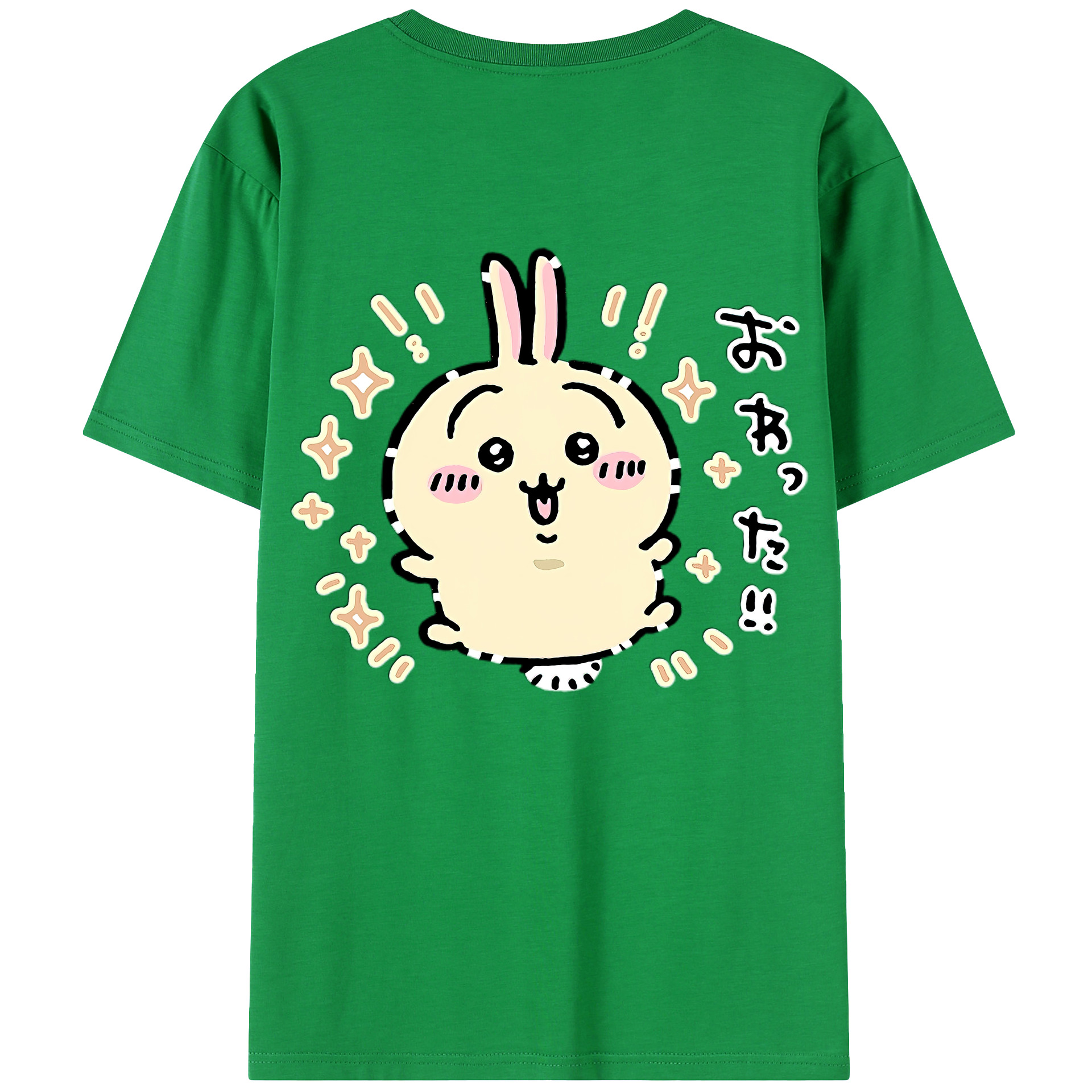 （画像用） ちいかわ うさぎ Chii-kawa usagi レディース半袖Tシャツ(バックプリント)