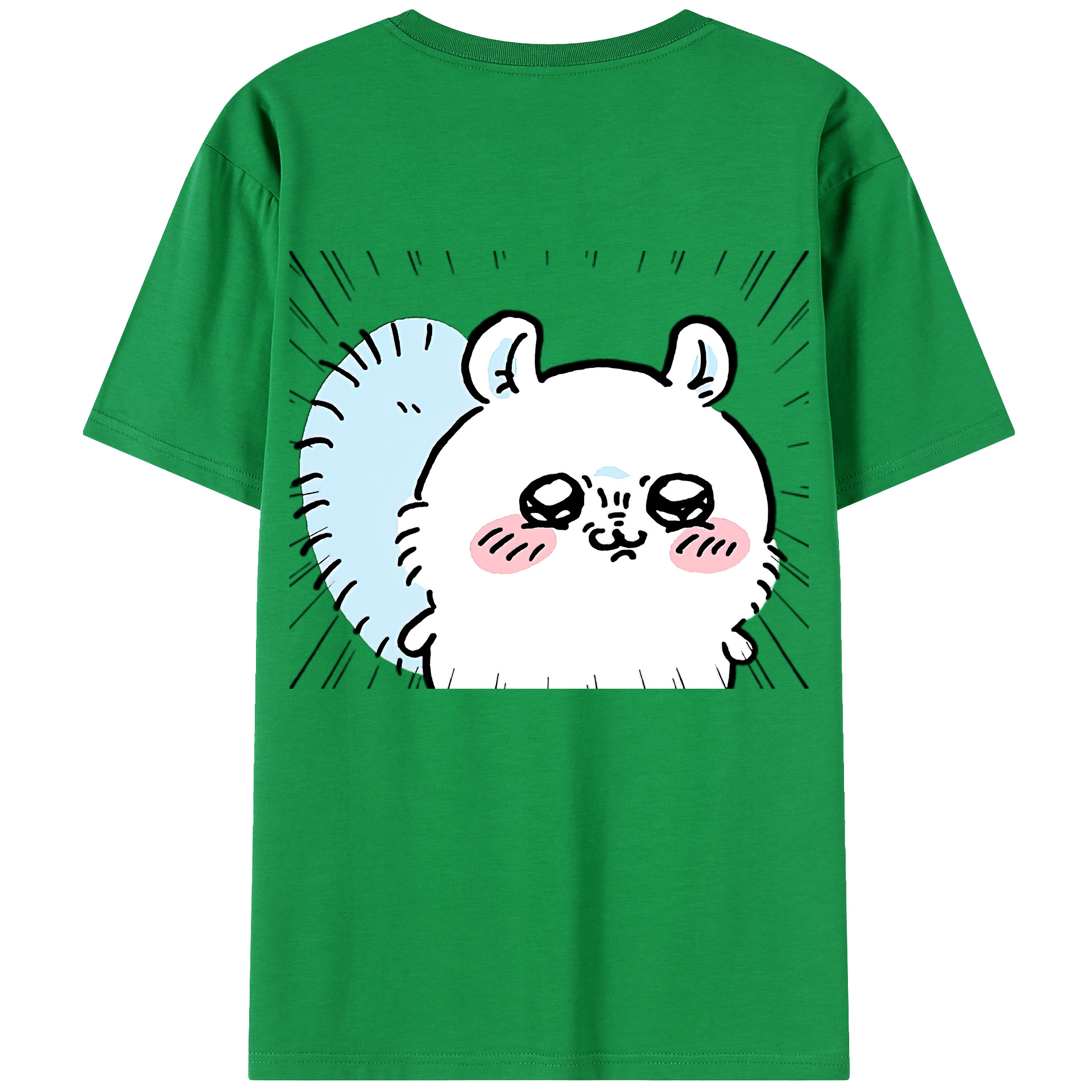 （画像用） ちいかわ モモンガ Chii-kawa Momonga レディース半袖Tシャツ(バックプリント)